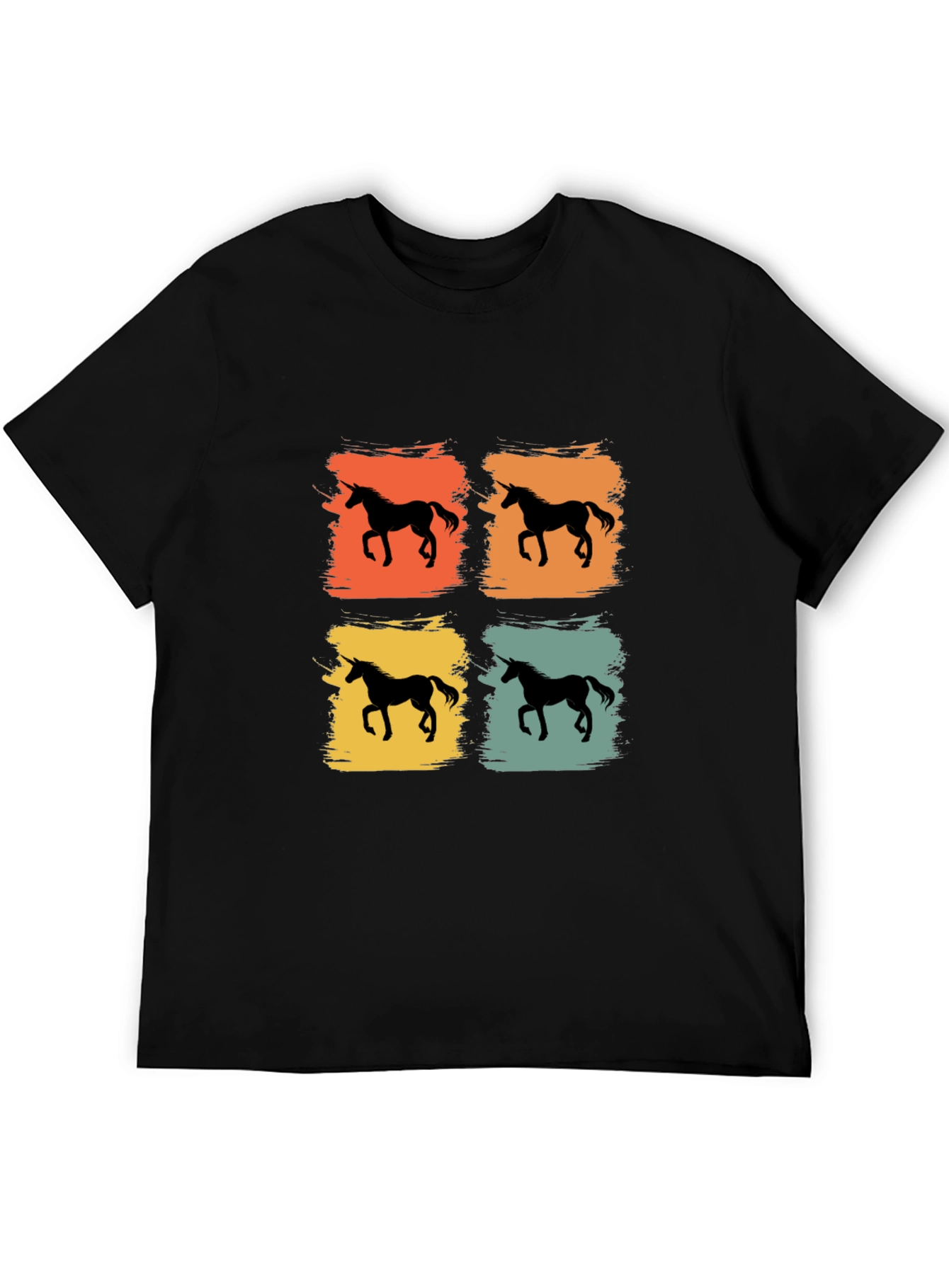 Retro Unicorn Silhouette T-Shirt