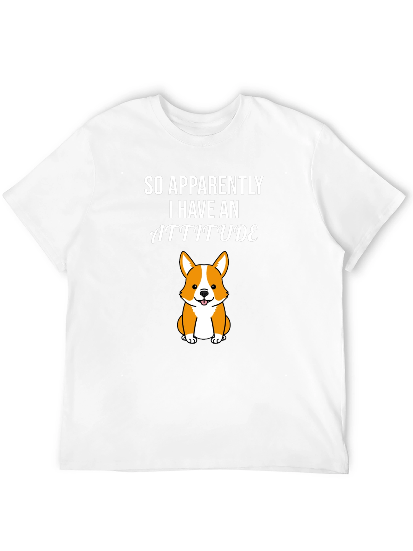 Attitude Corgi Graphic Tee