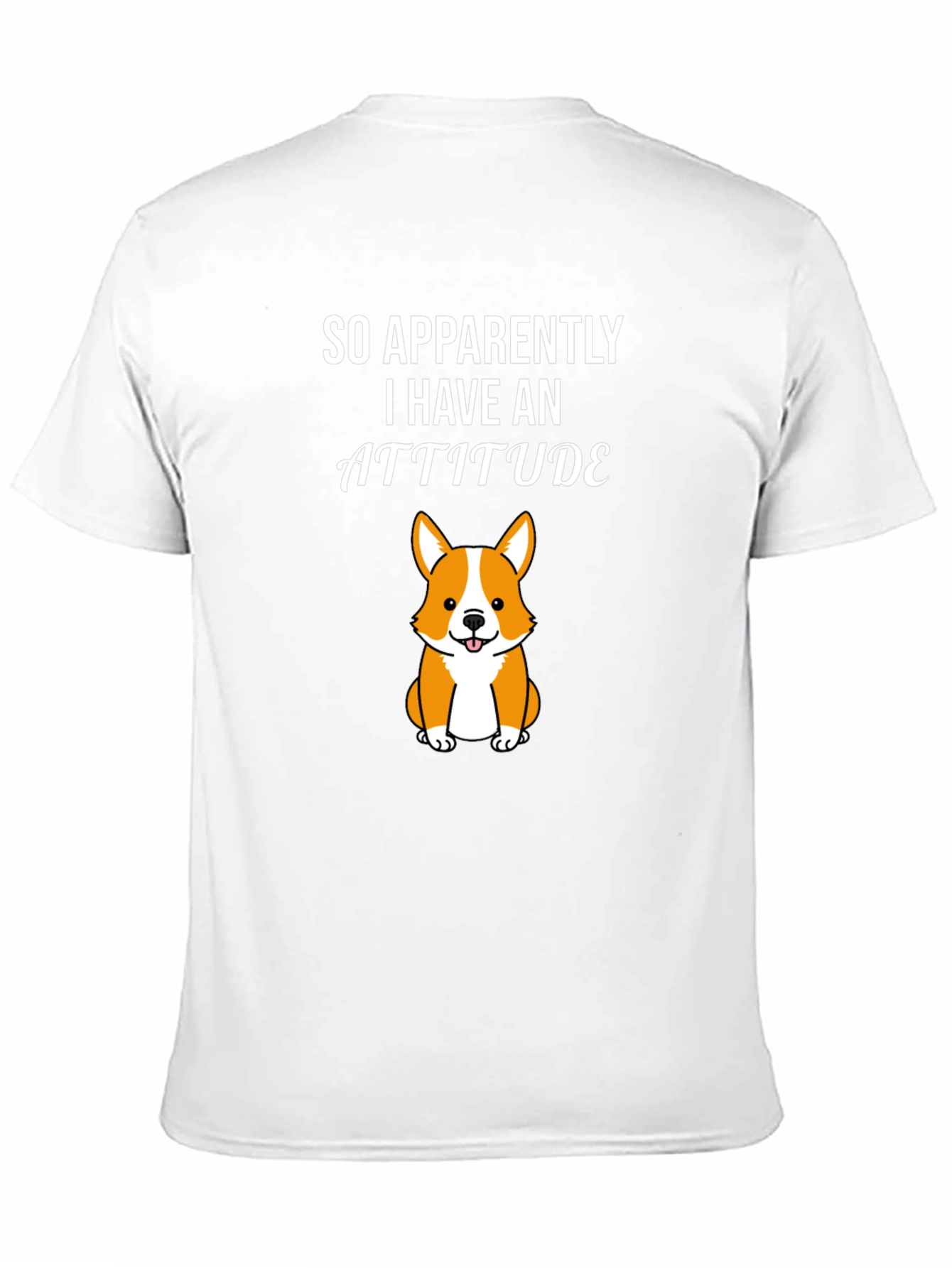 Attitude Corgi Graphic Tee