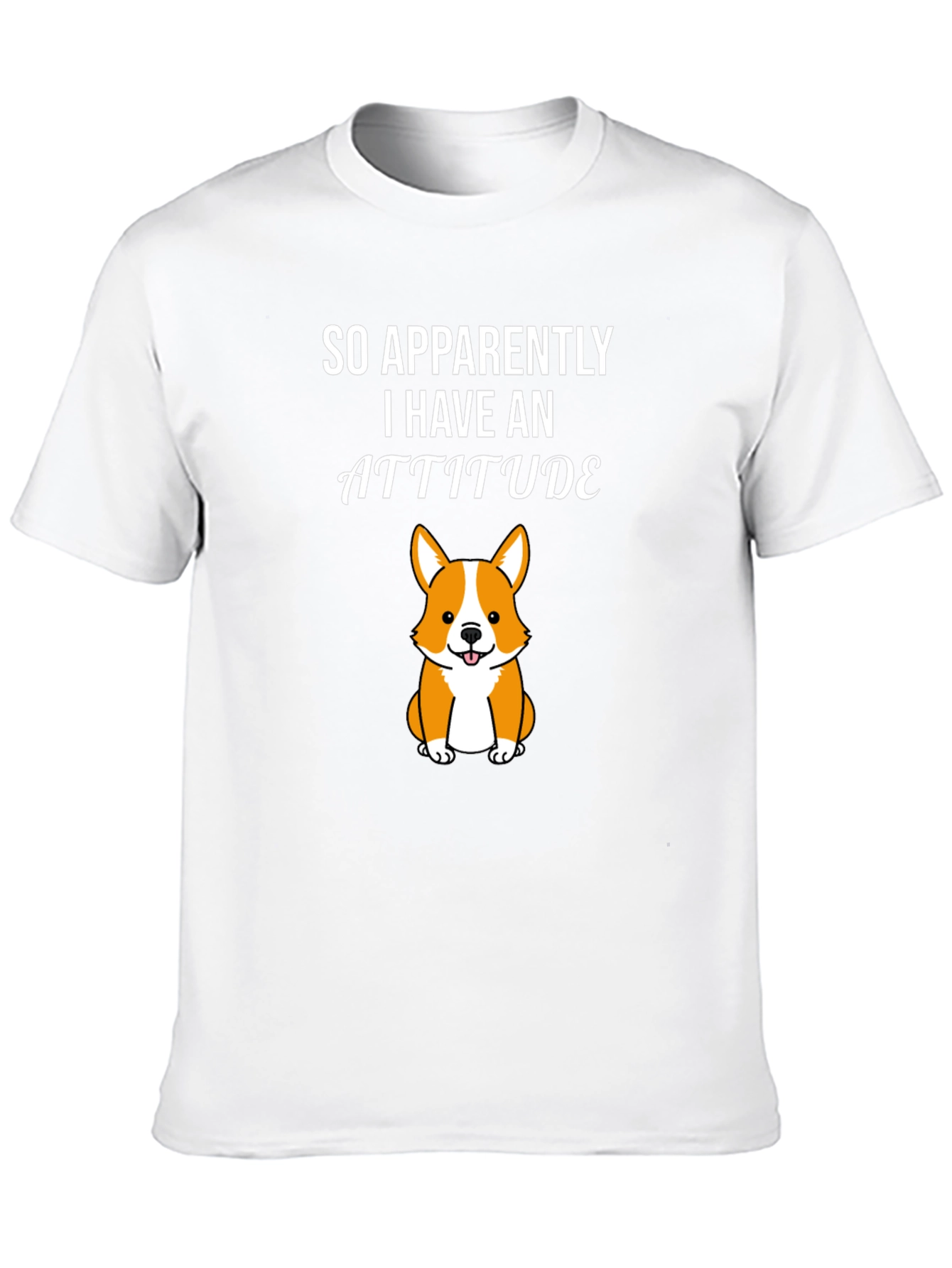 Attitude Corgi Graphic Tee