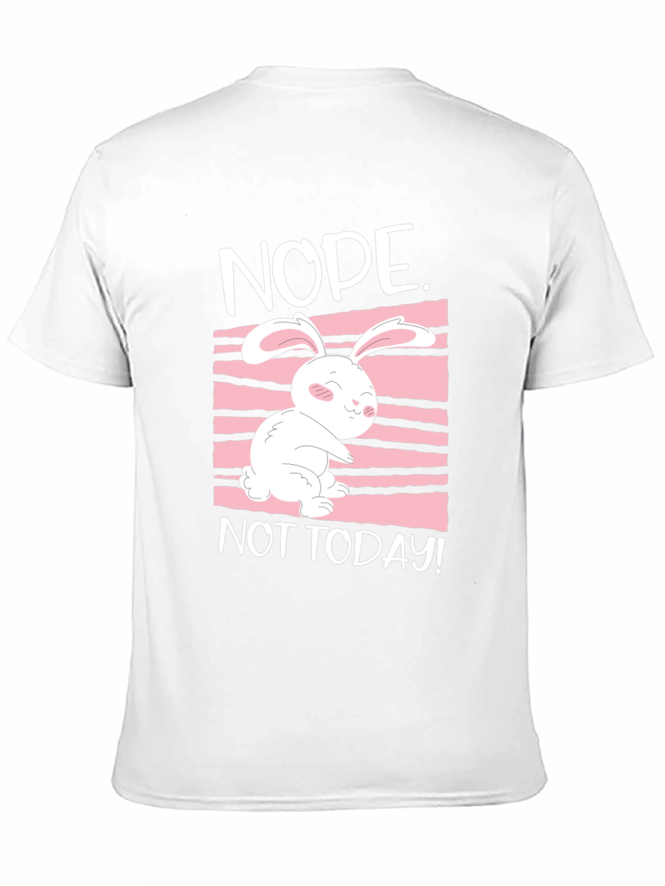 Nope Not Today Rabbit Graphic Tee