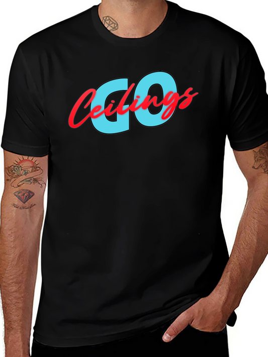 Go Ceilings Black Graphic Tee