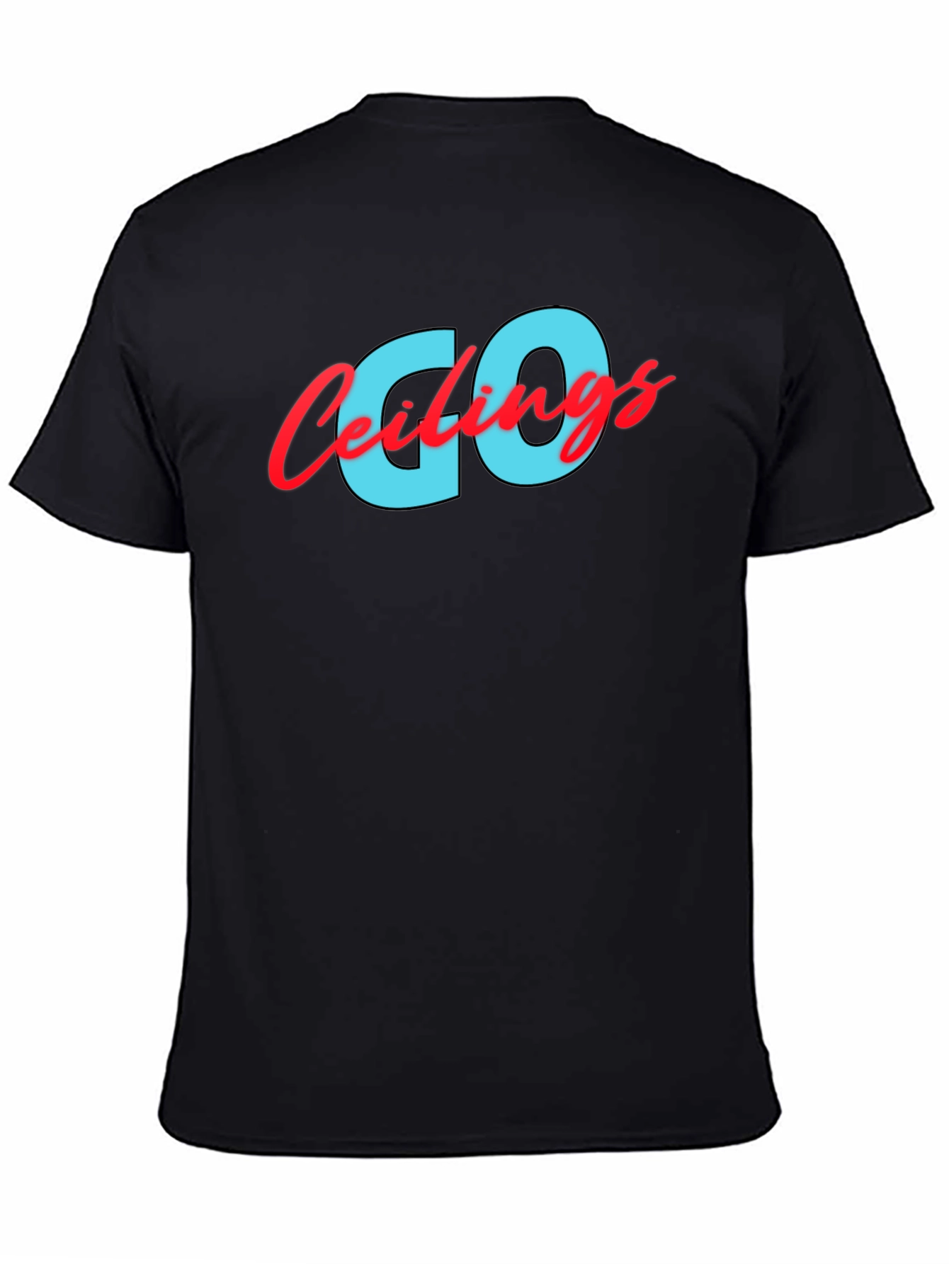Go Ceilings Black Graphic Tee