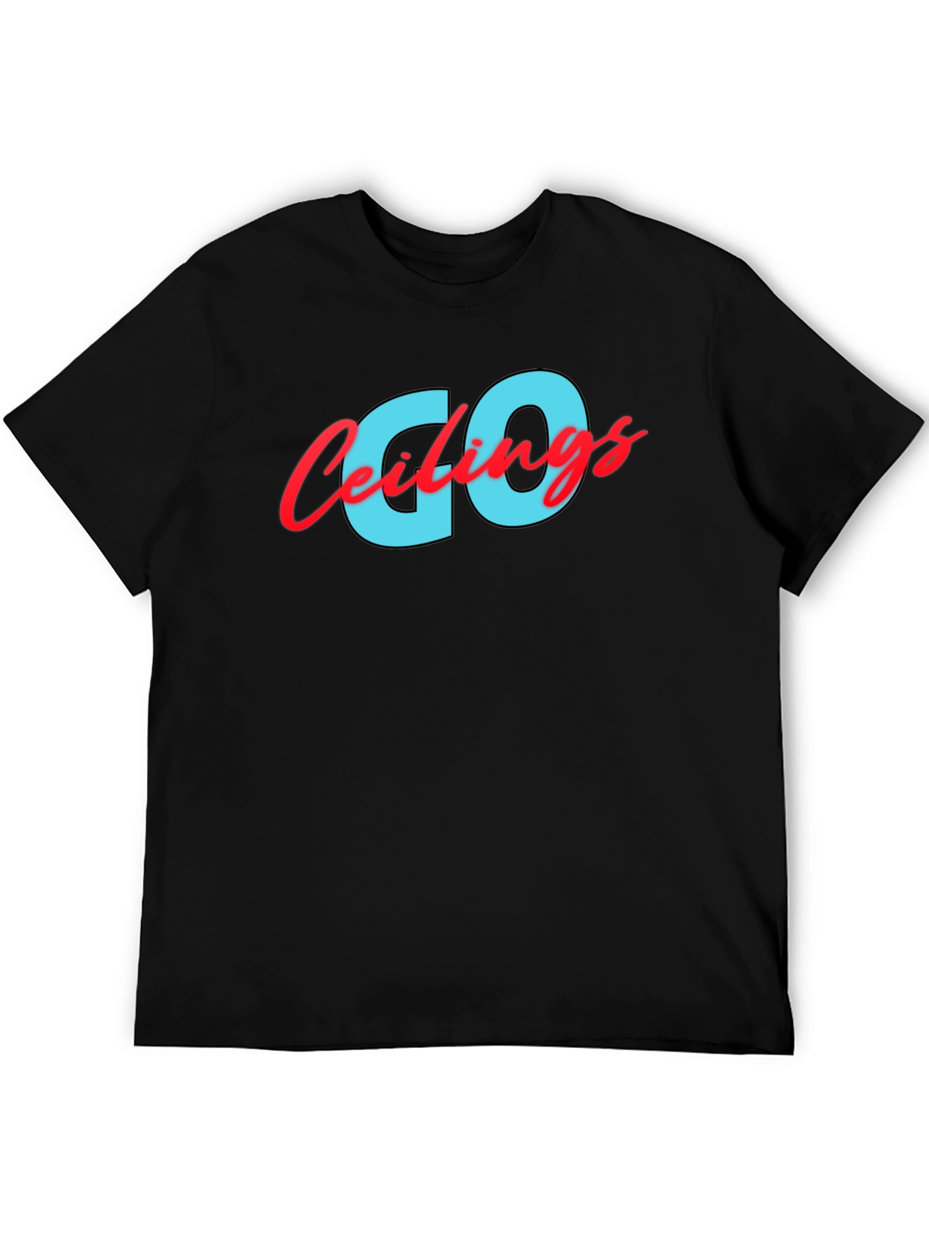 Go Ceilings Black Graphic Tee