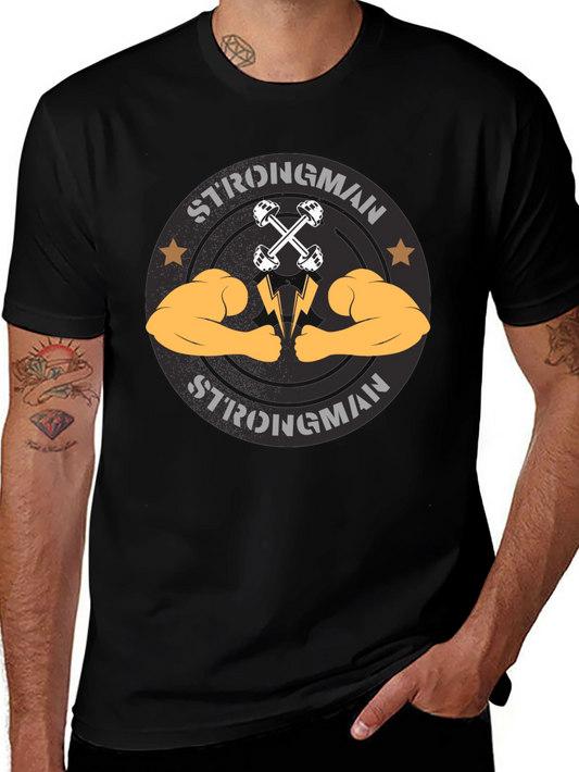 Strongman Graphic Tee - Bodybuilding T-Shirt
