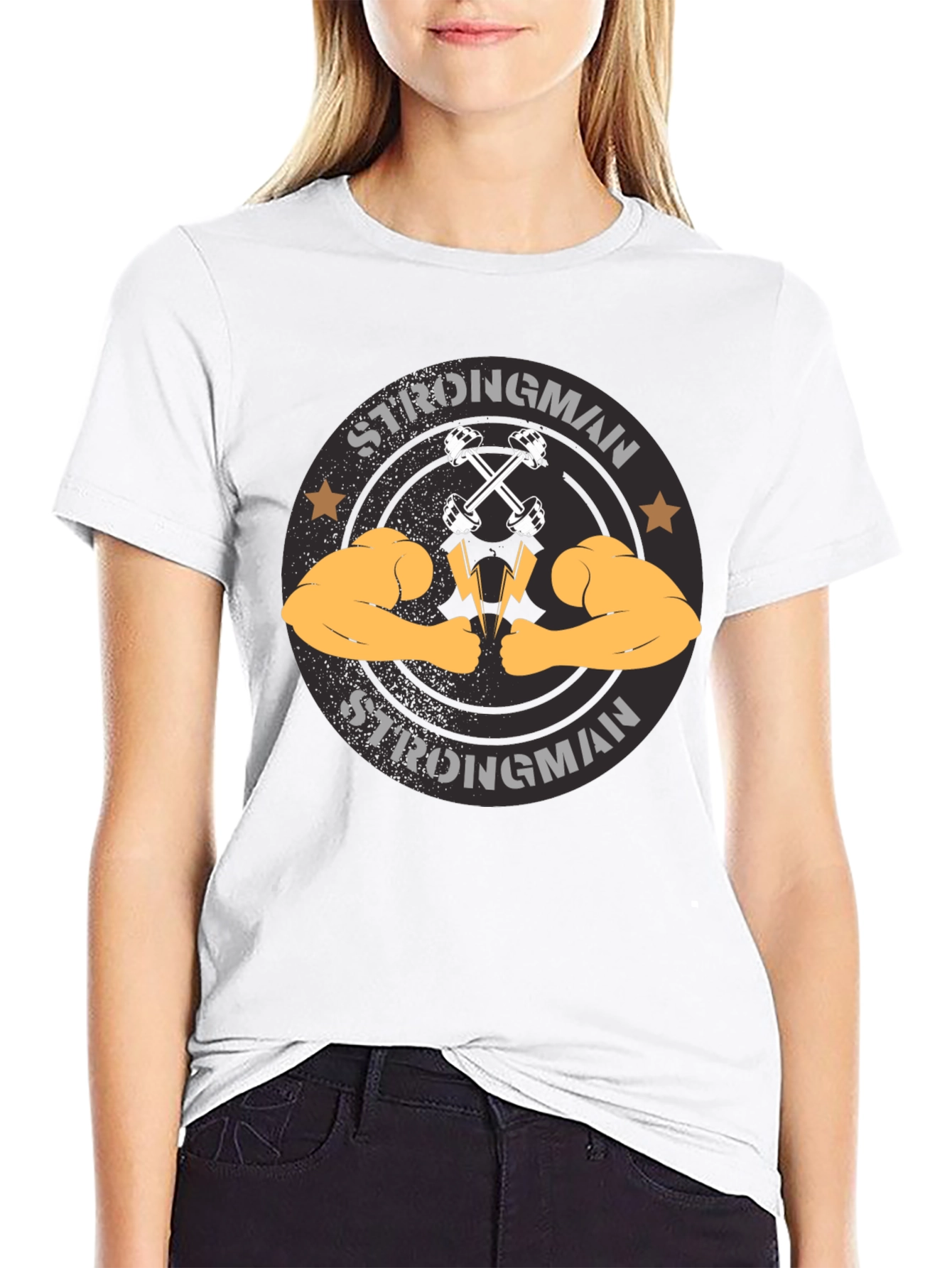 Strongman Graphic Tee - Bodybuilding T-Shirt