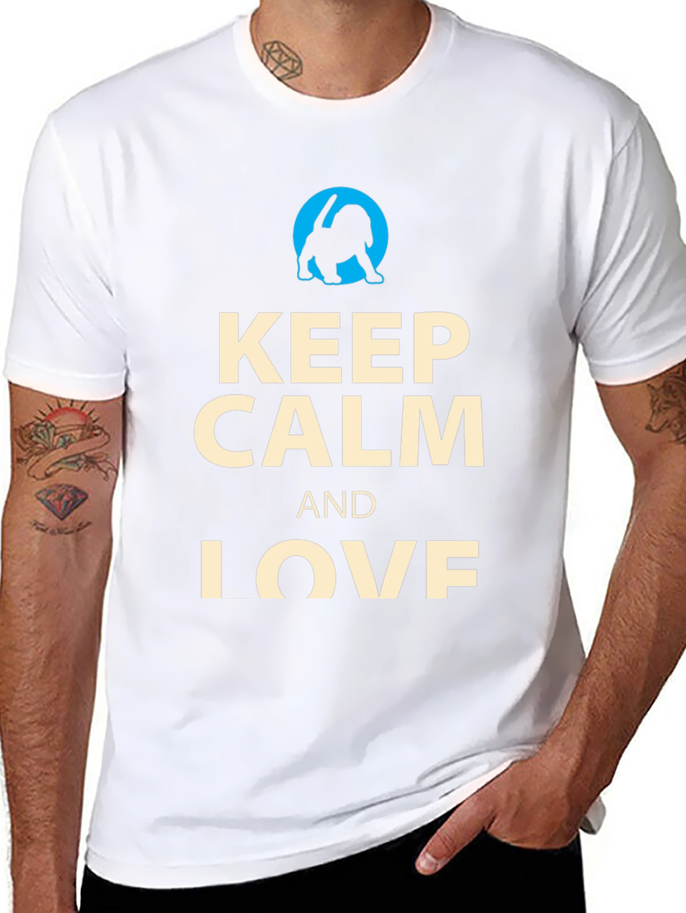 Keep Calm and Love Dogs T-Shirt