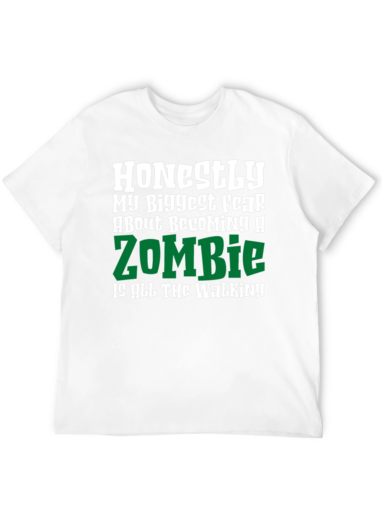 Funny Zombie Walking T-Shirt - Humor Novelty Tee