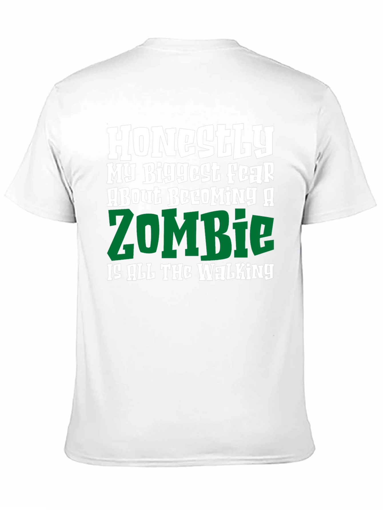 Funny Zombie Walking T-Shirt - Humor Novelty Tee