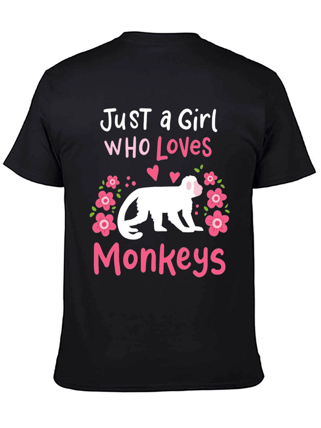 Just A Girl Who Loves Monkeys T-Shirt