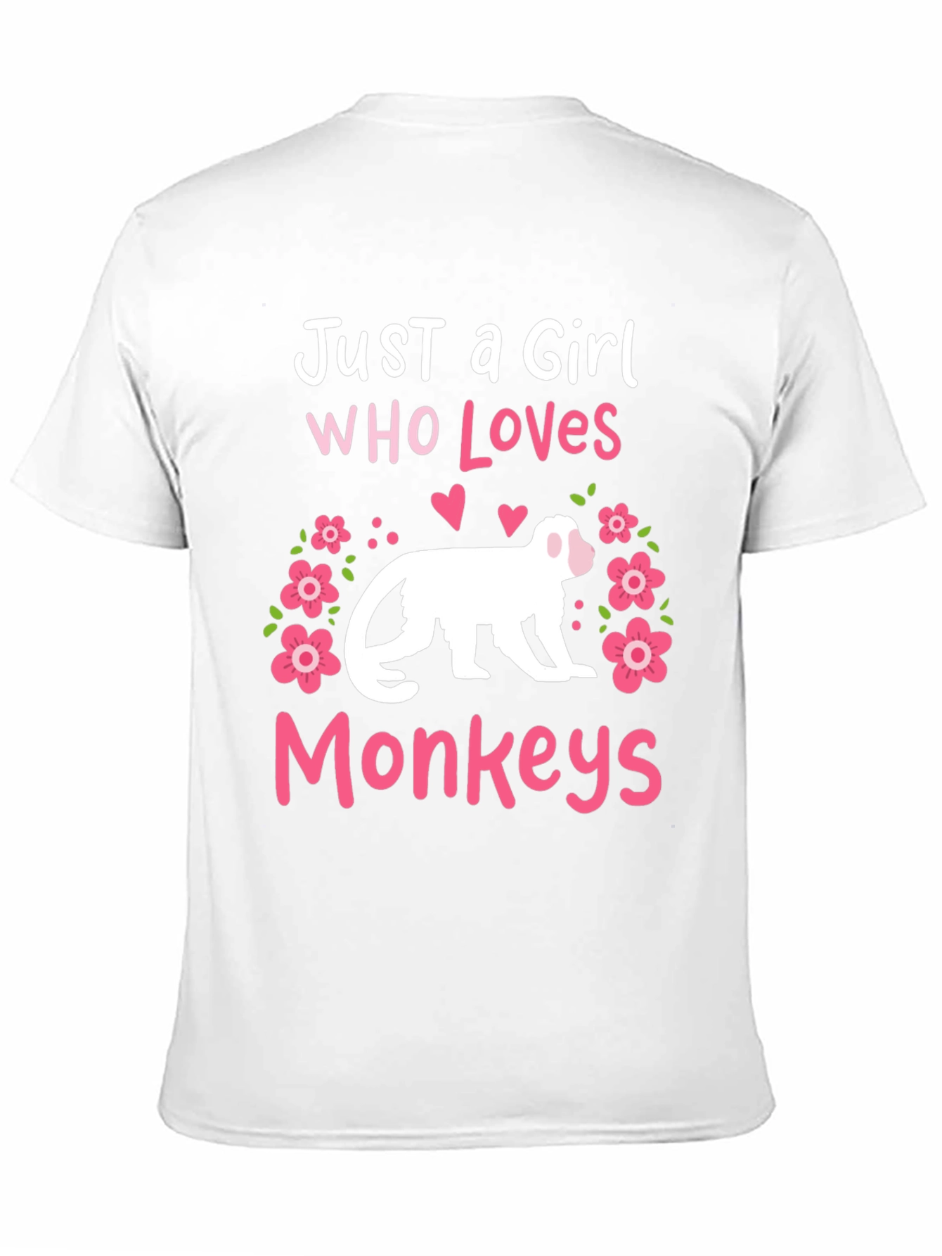 Just A Girl Who Loves Monkeys T-Shirt
