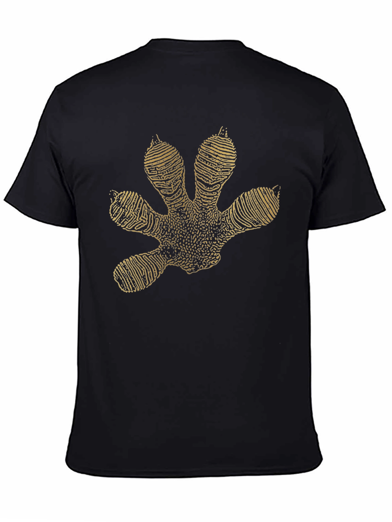 Gecko Footprint Graphic Tee - Black