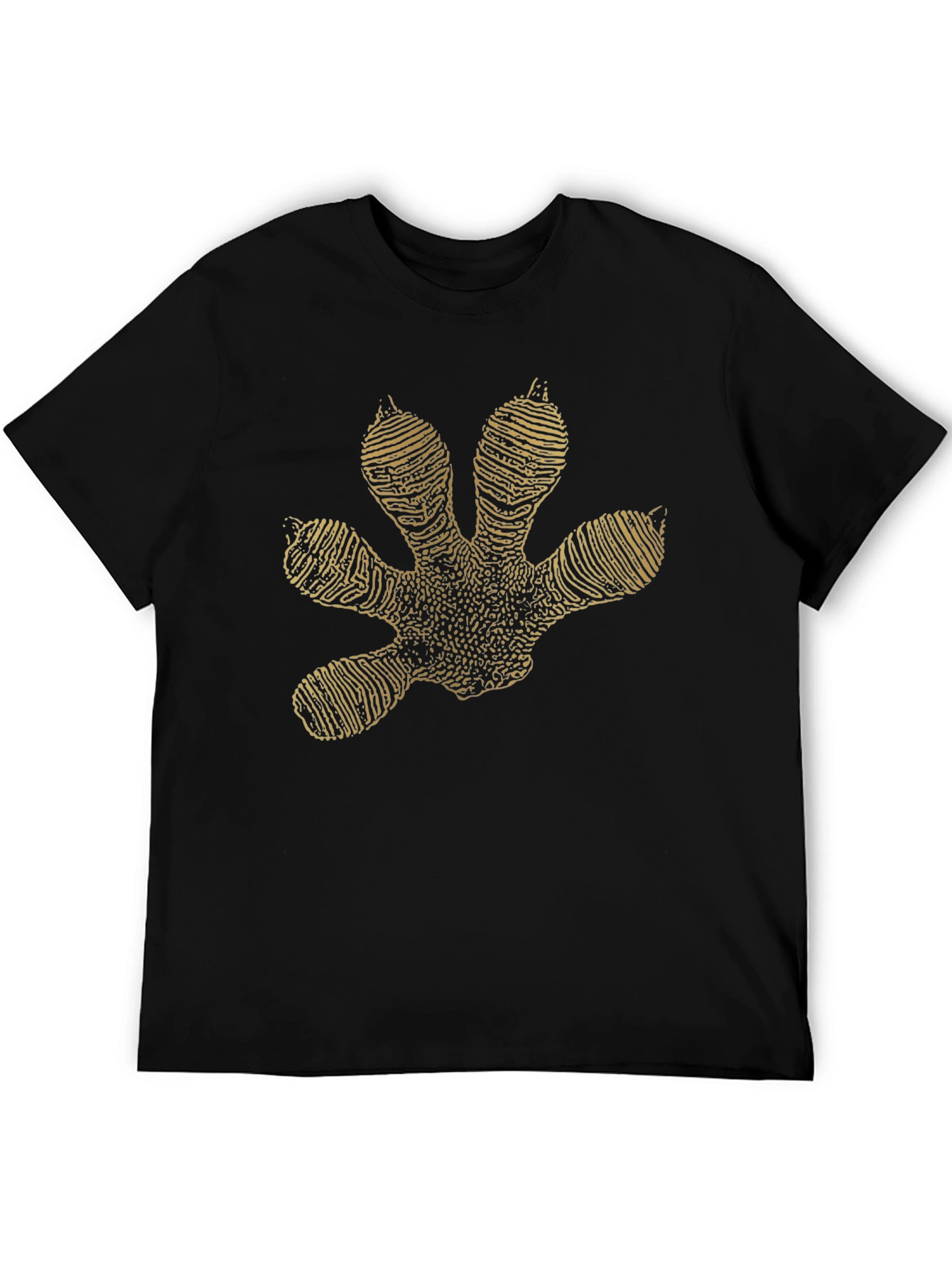 Gecko Footprint Graphic Tee - Black