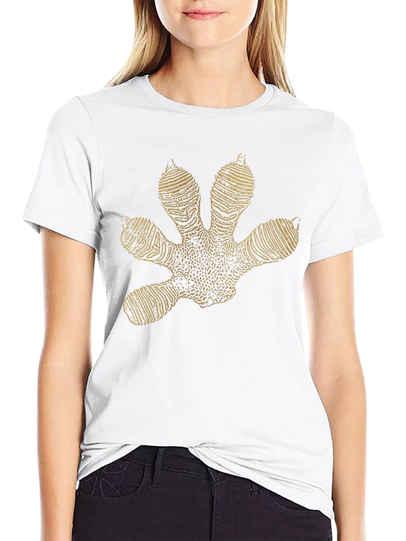 Gecko Footprint Graphic Tee - Black