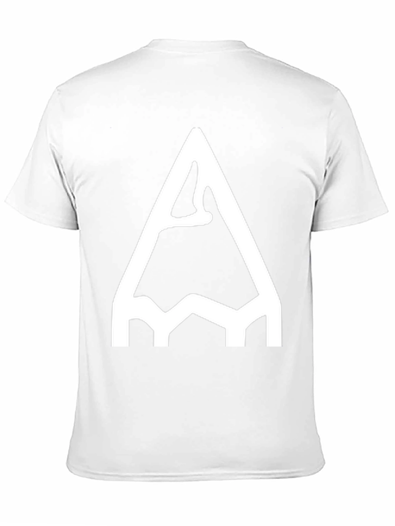 Pencil Sketch Graphic Tee - Black Cotton Casual Shirt