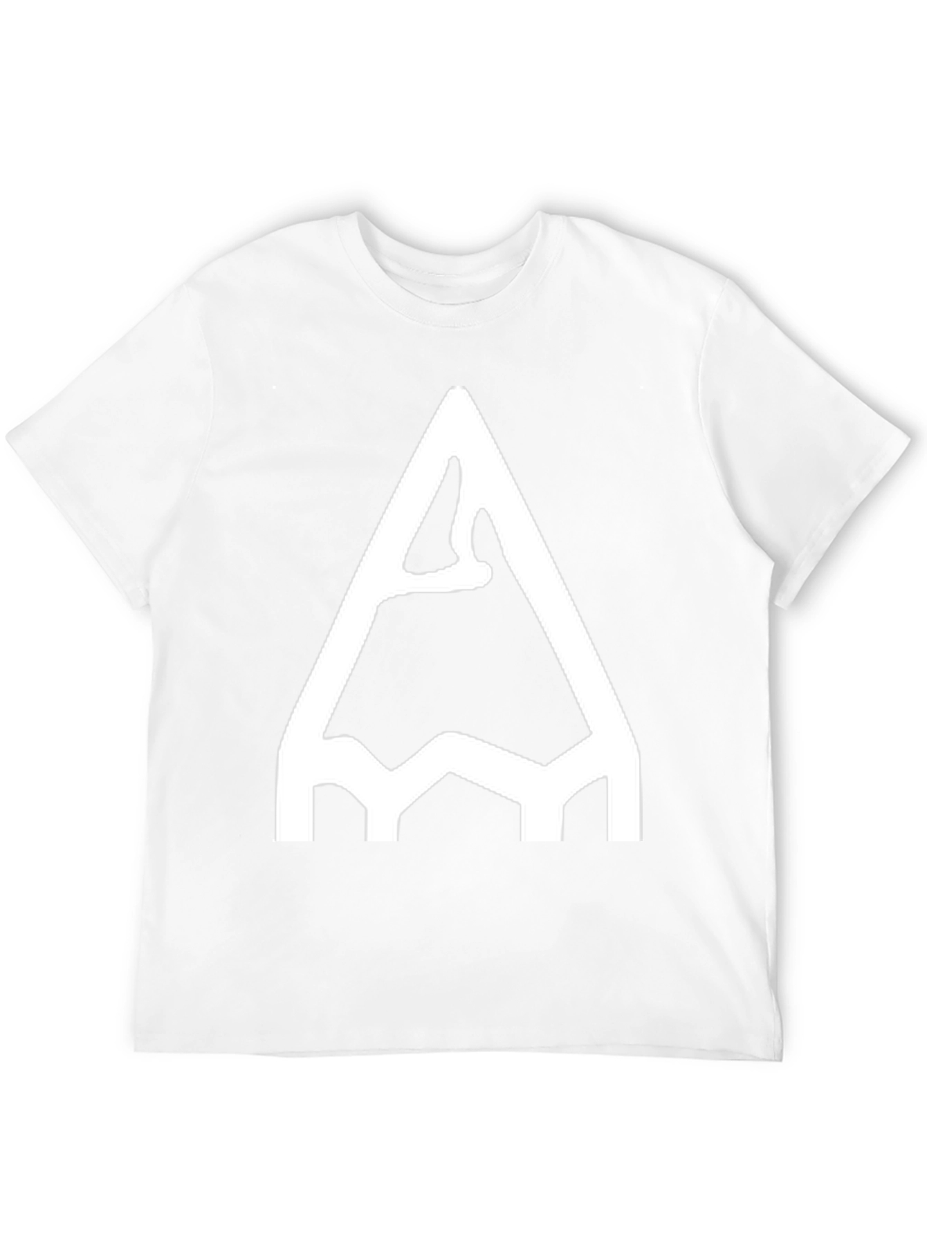 Pencil Sketch Graphic Tee - Black Cotton Casual Shirt