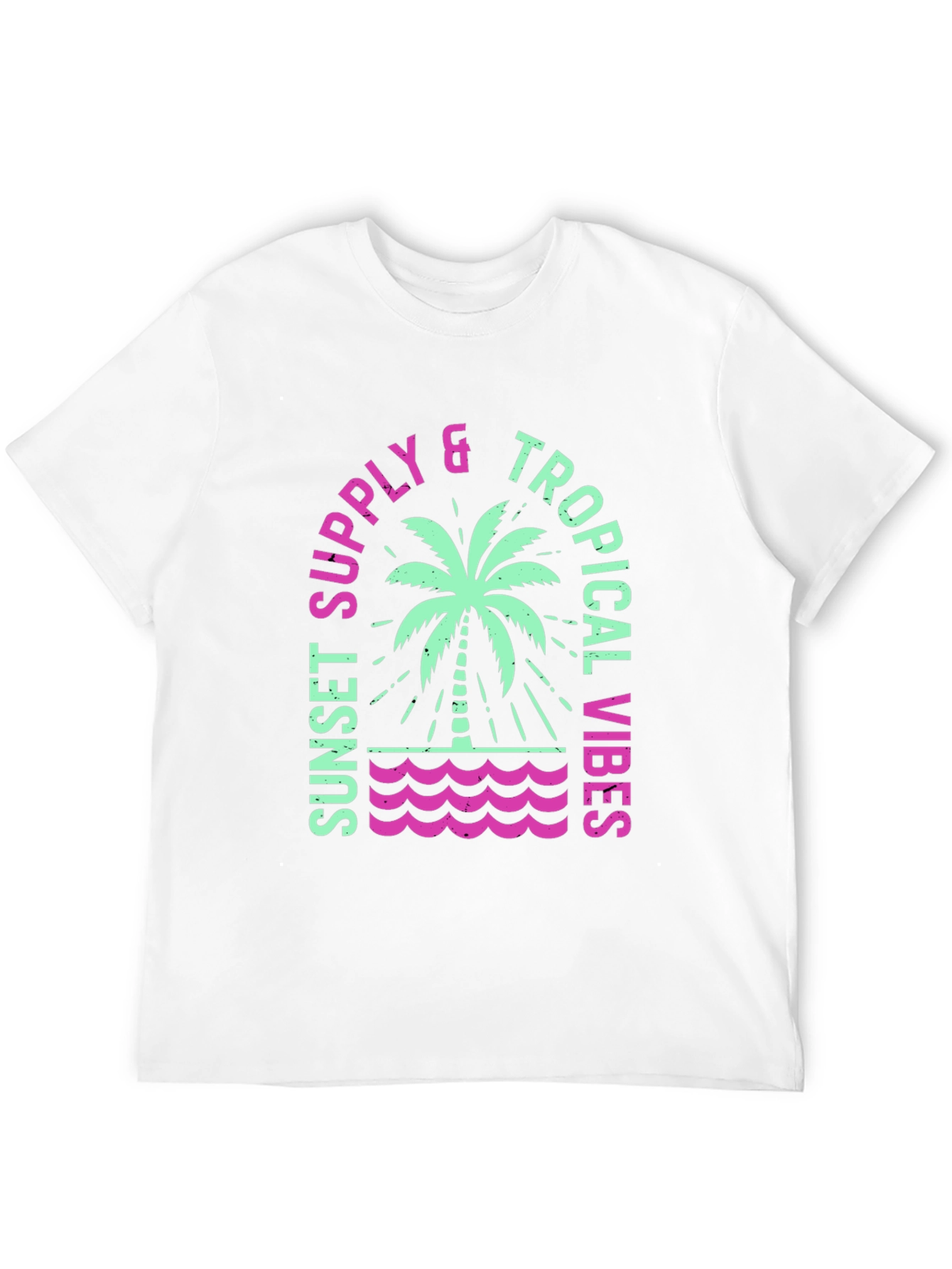 Sunset Supply Tropical Vibes Graphic T-Shirt