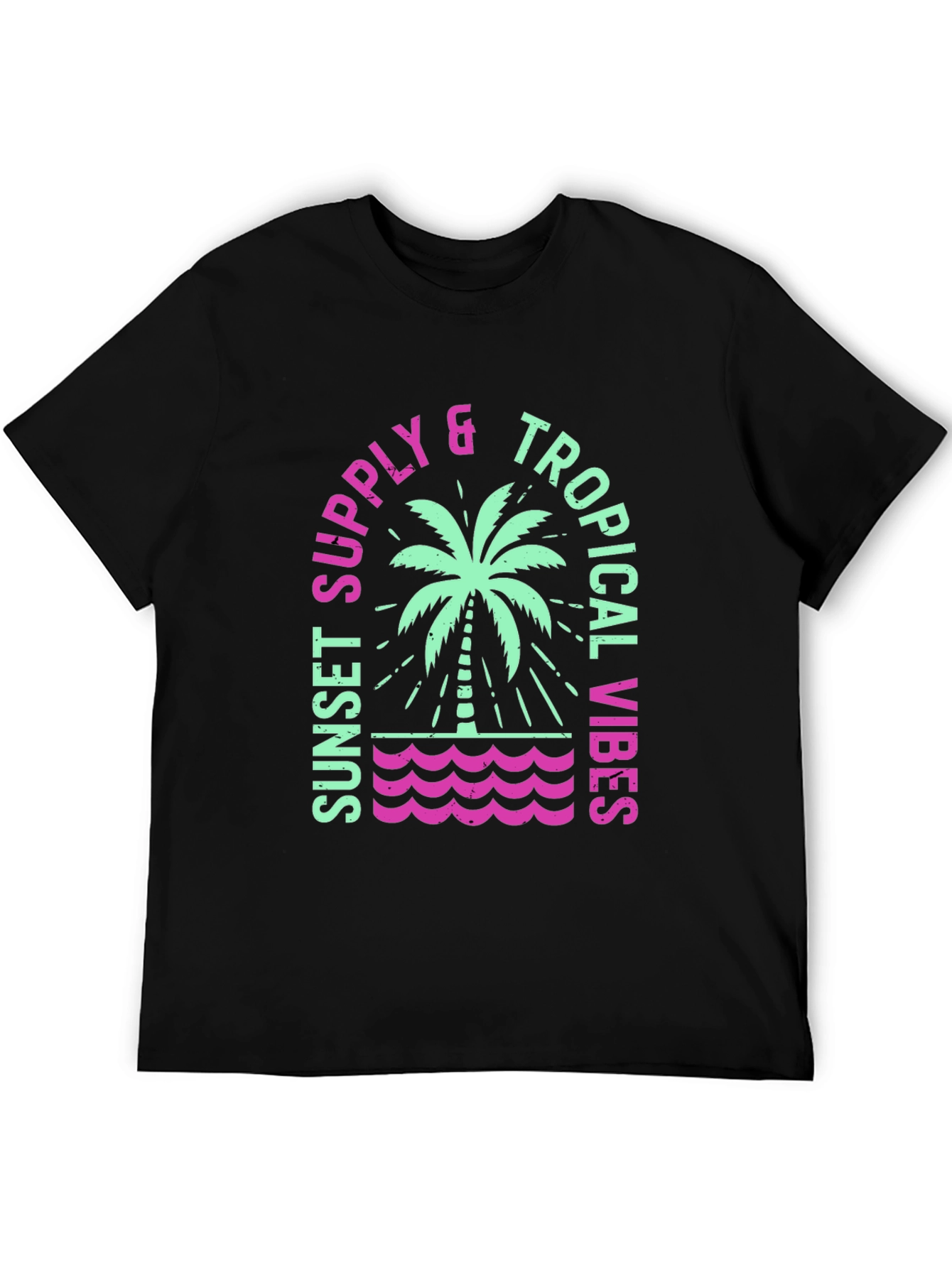 Sunset Supply Tropical Vibes Graphic T-Shirt