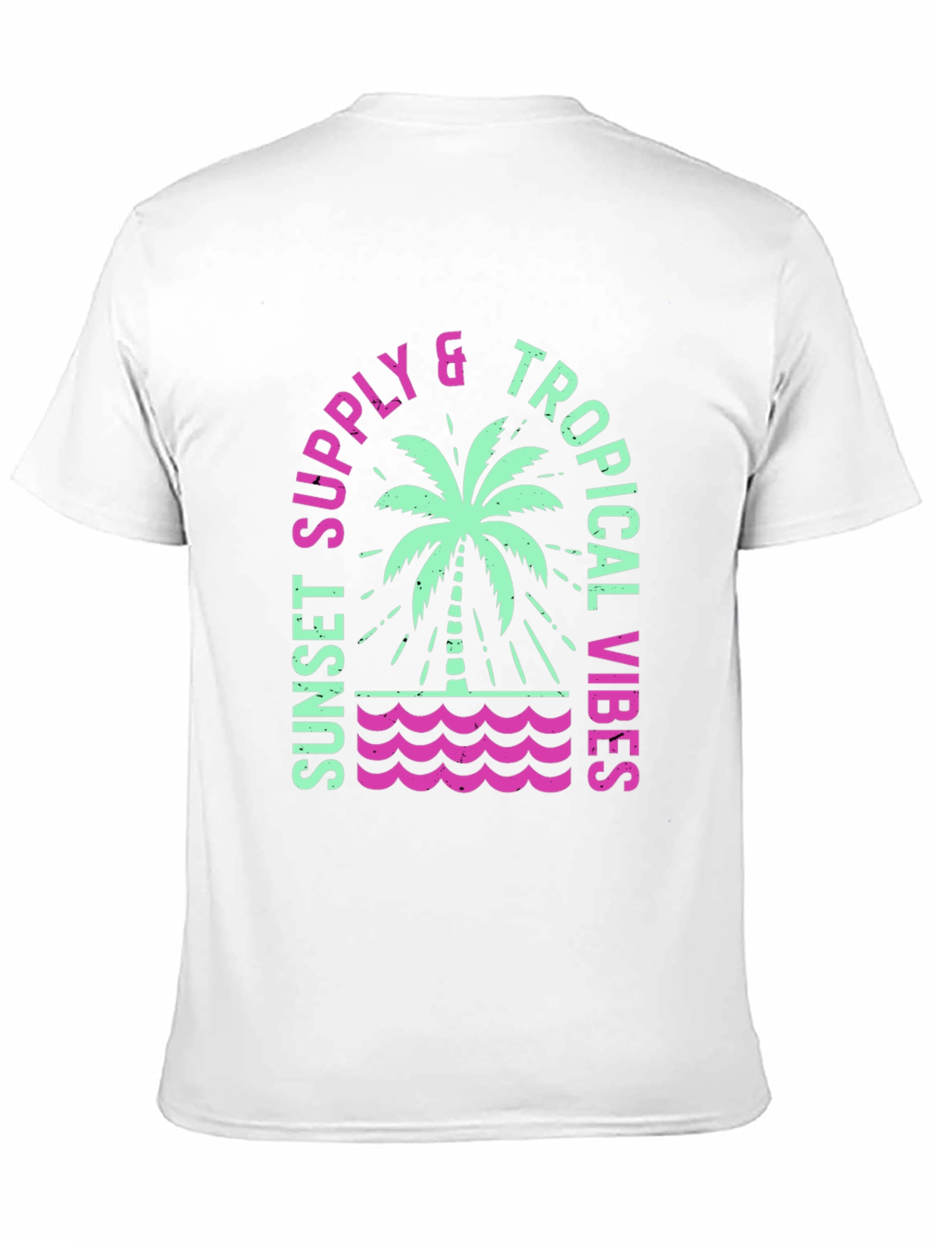Sunset Supply Tropical Vibes Graphic T-Shirt