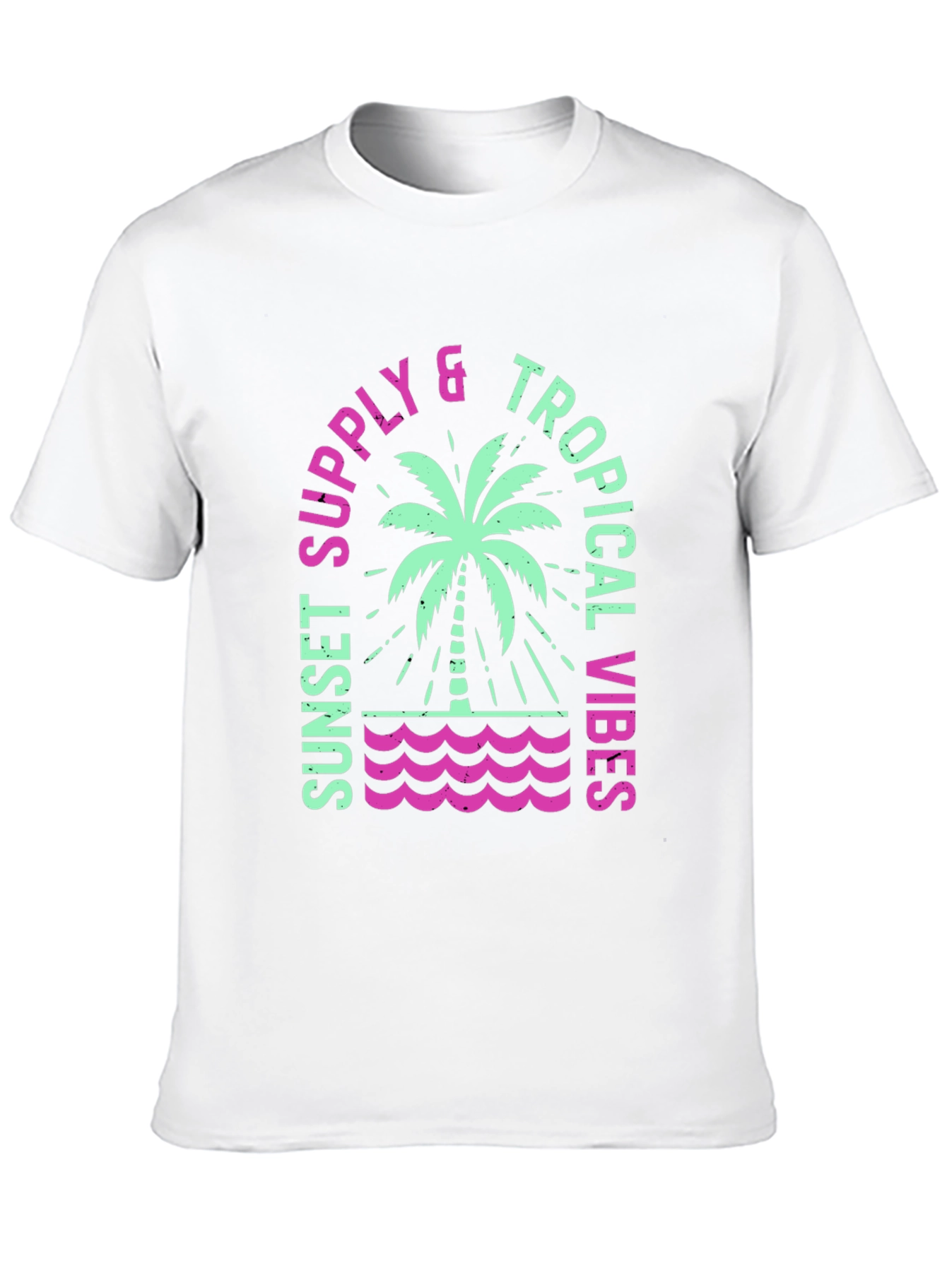 Sunset Supply Tropical Vibes Graphic T-Shirt
