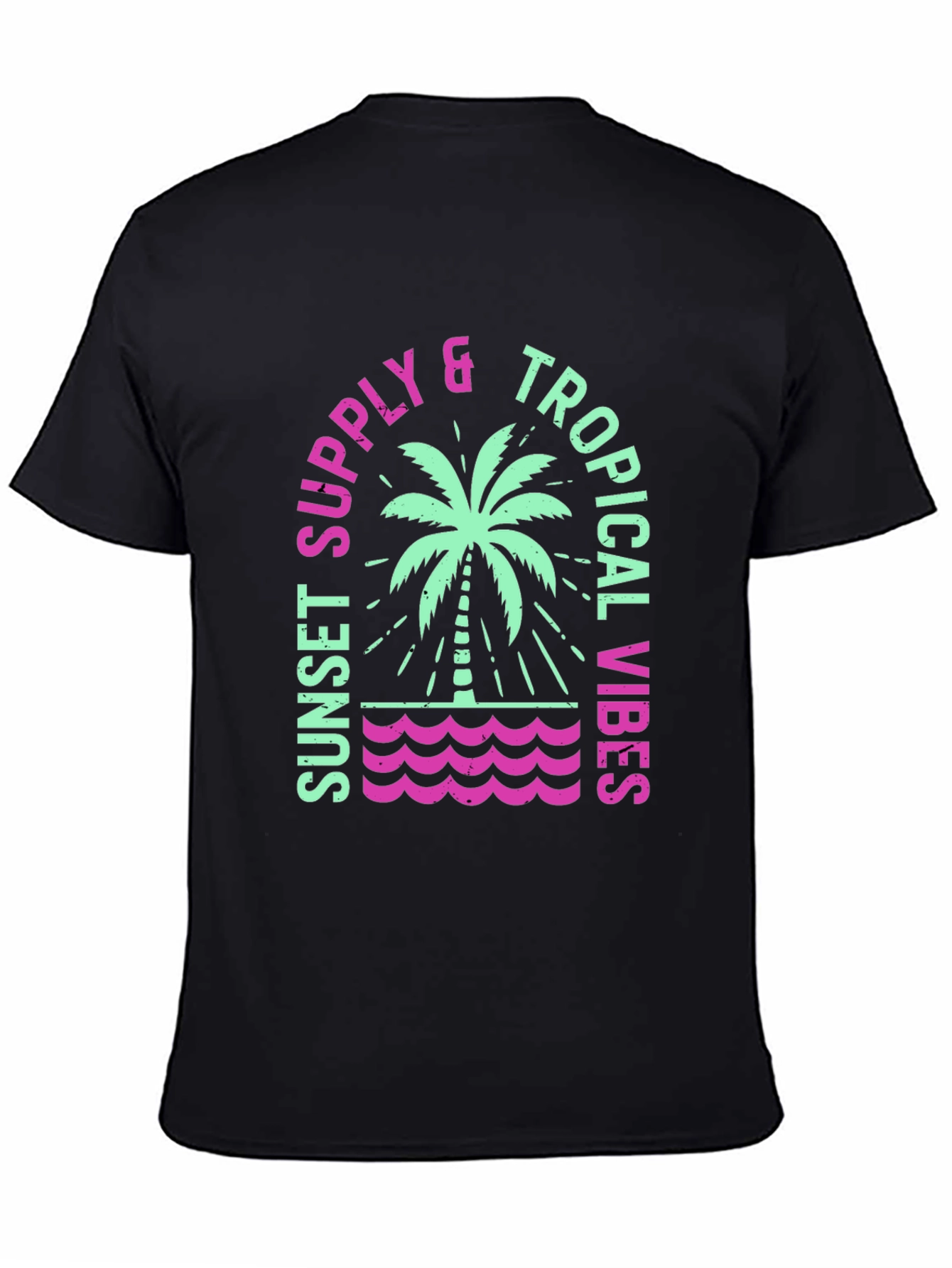 Sunset Supply Tropical Vibes Graphic T-Shirt