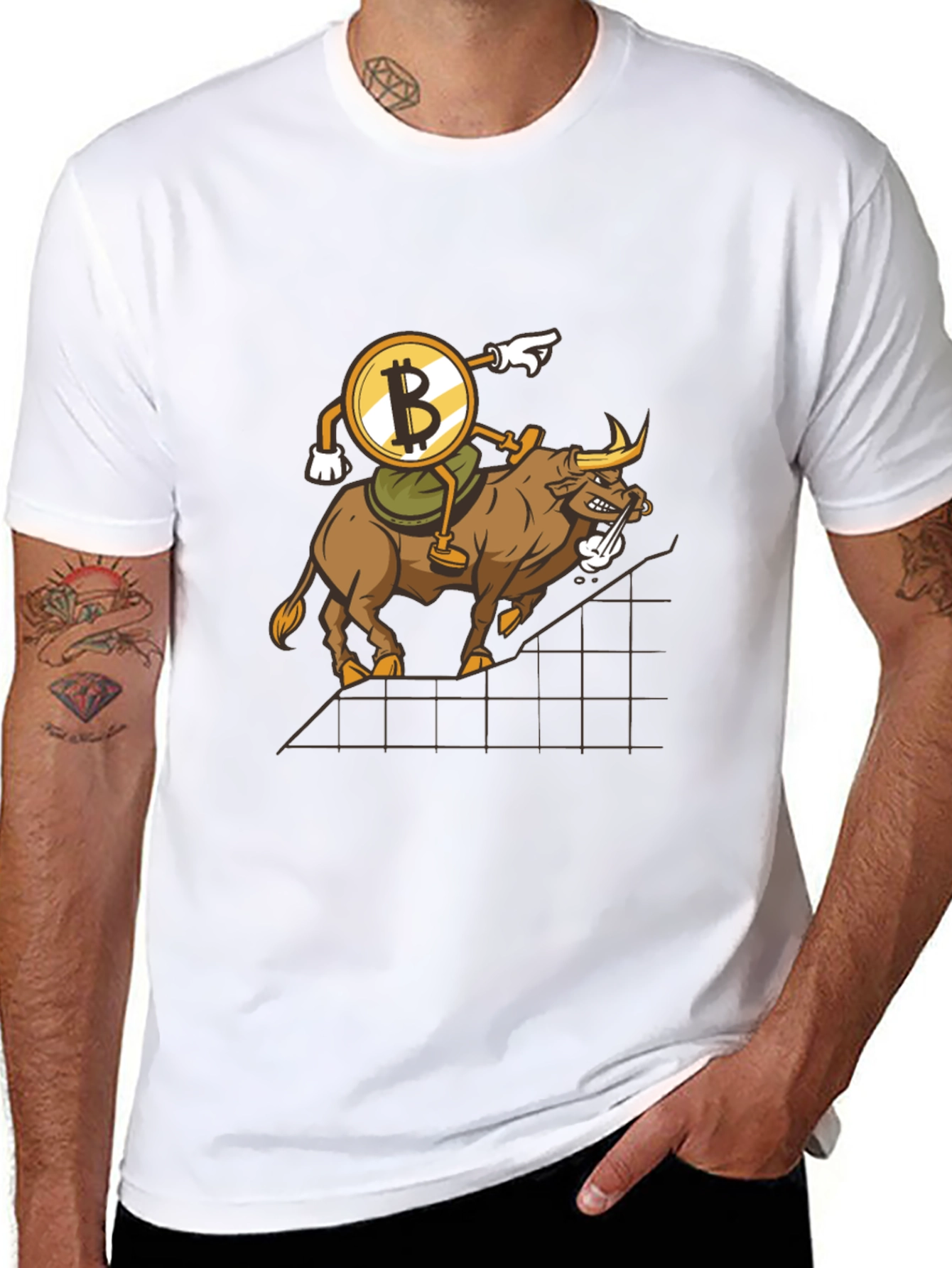 Bitcoin Bull Run T-Shirt - Crypto Trading Tee