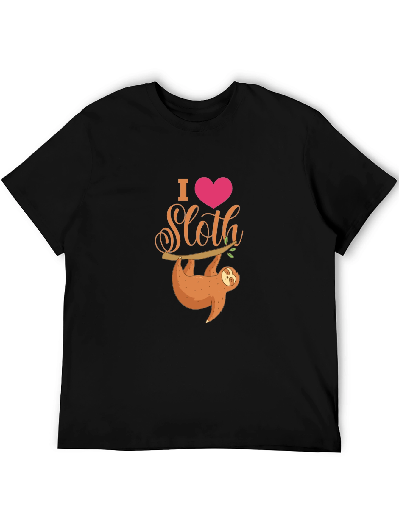 I Heart Sloth T-Shirt -  Cute Cartoon Sloth