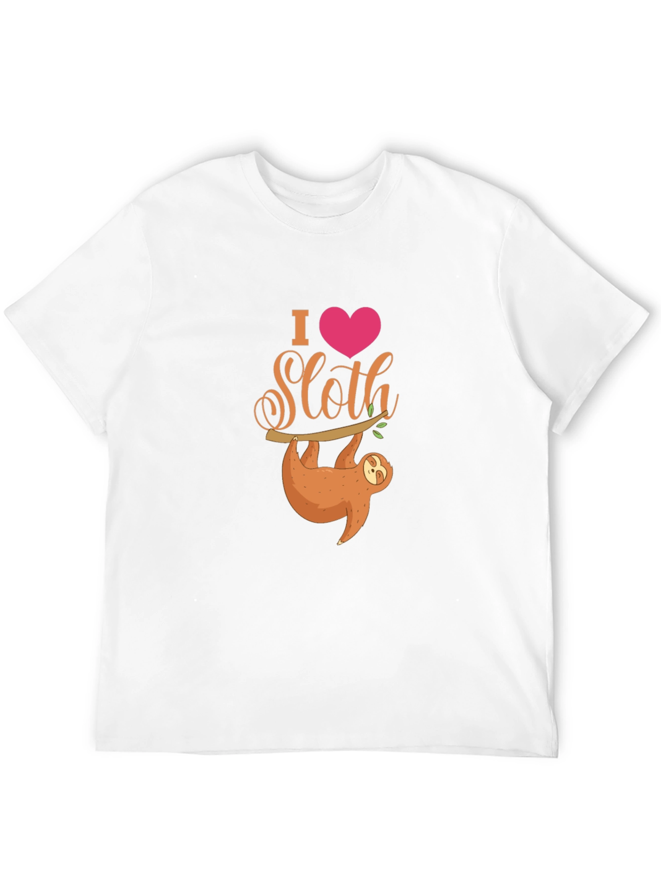 I Heart Sloth T-Shirt -  Cute Cartoon Sloth