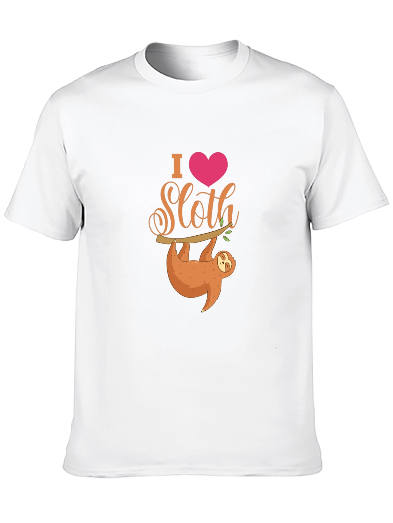 I Heart Sloth T-Shirt -  Cute Cartoon Sloth