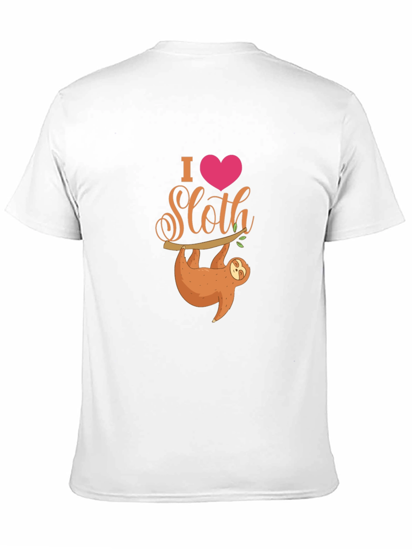 I Heart Sloth T-Shirt -  Cute Cartoon Sloth