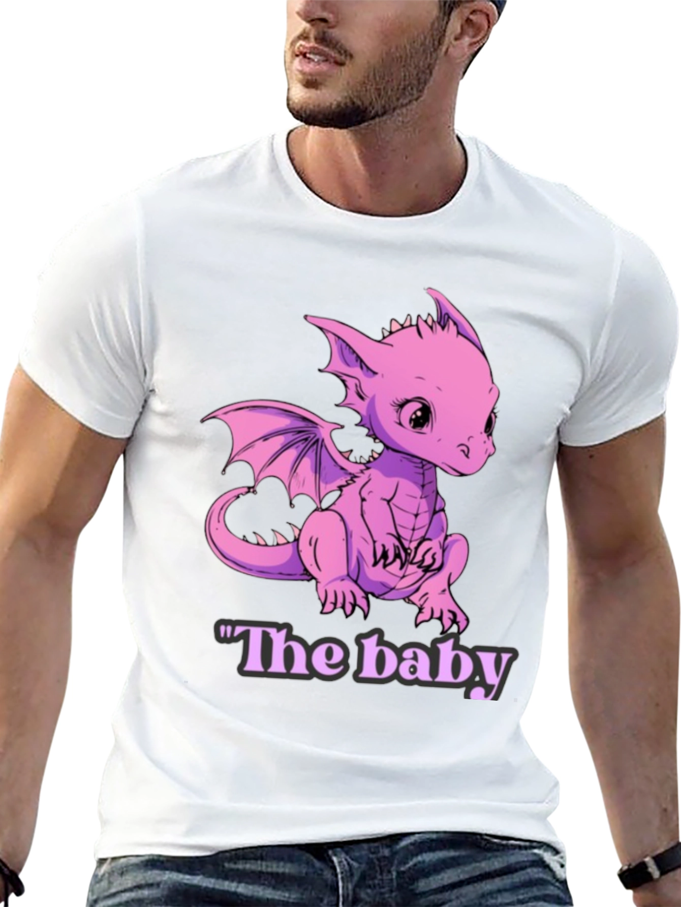 Cute Baby Dragon Graphic Tee