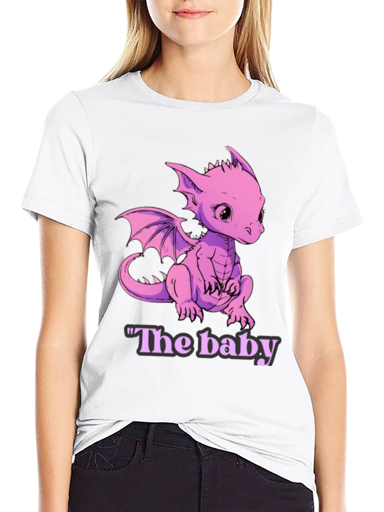 Cute Baby Dragon Graphic Tee