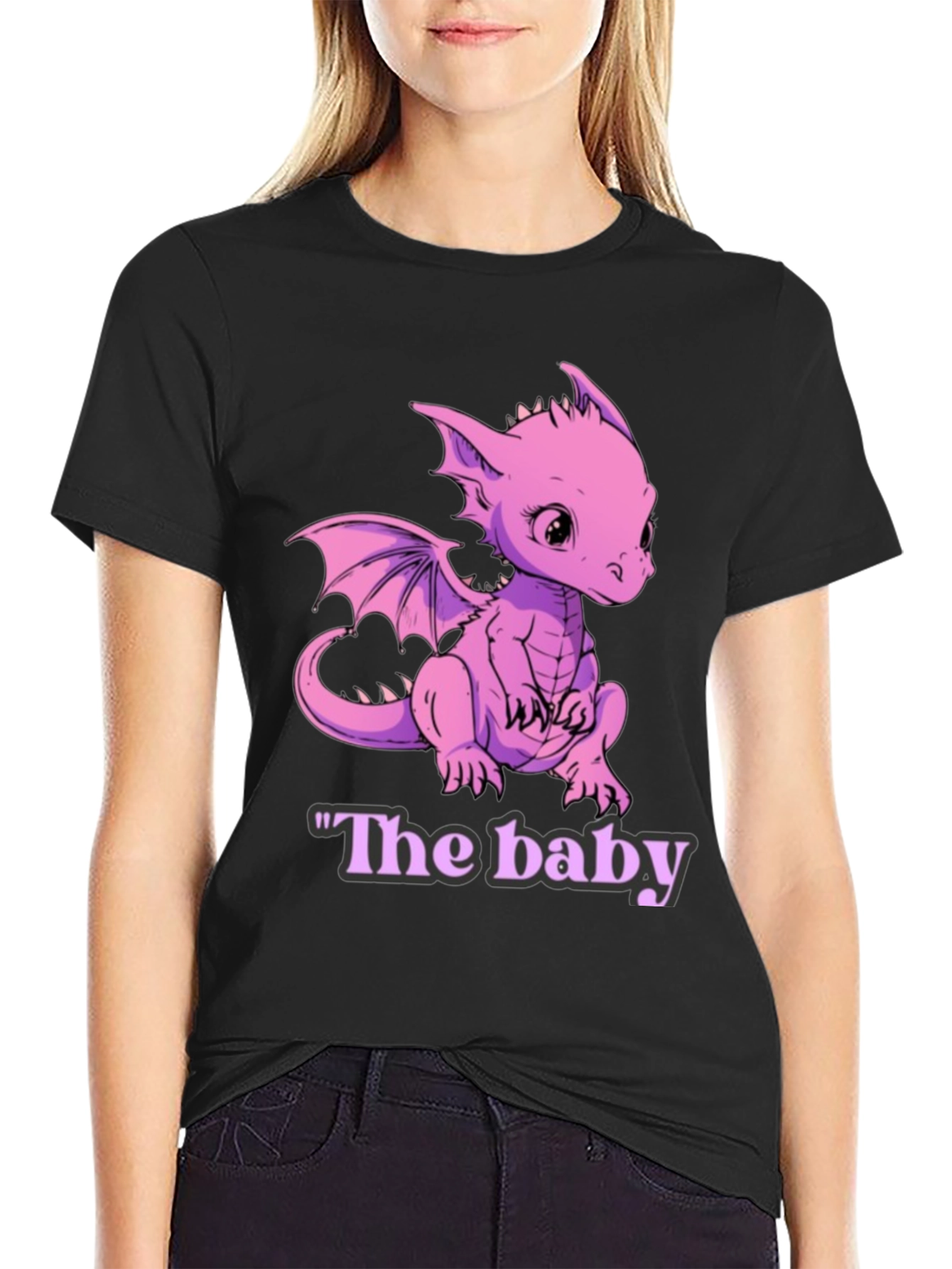 Cute Baby Dragon Graphic Tee