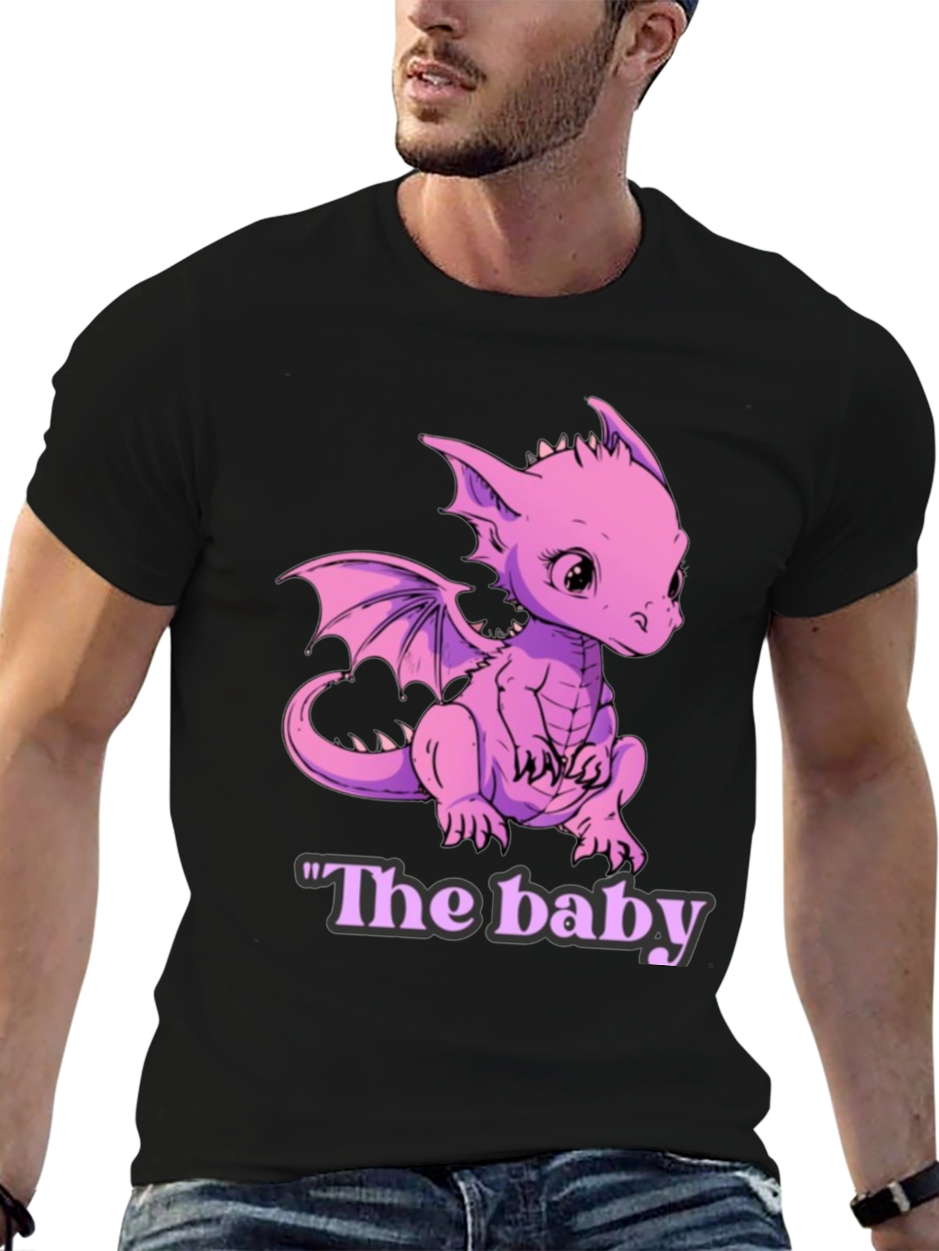 Cute Baby Dragon Graphic Tee