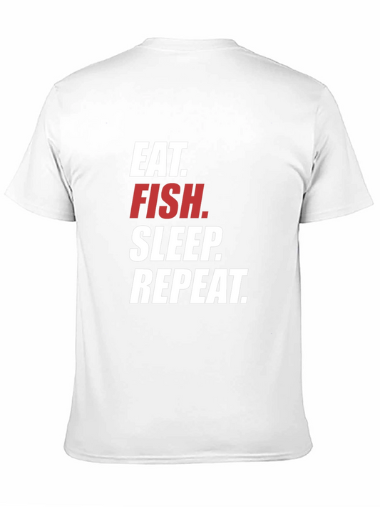 Eat Fish Sleep Repeat Graphic Tee
