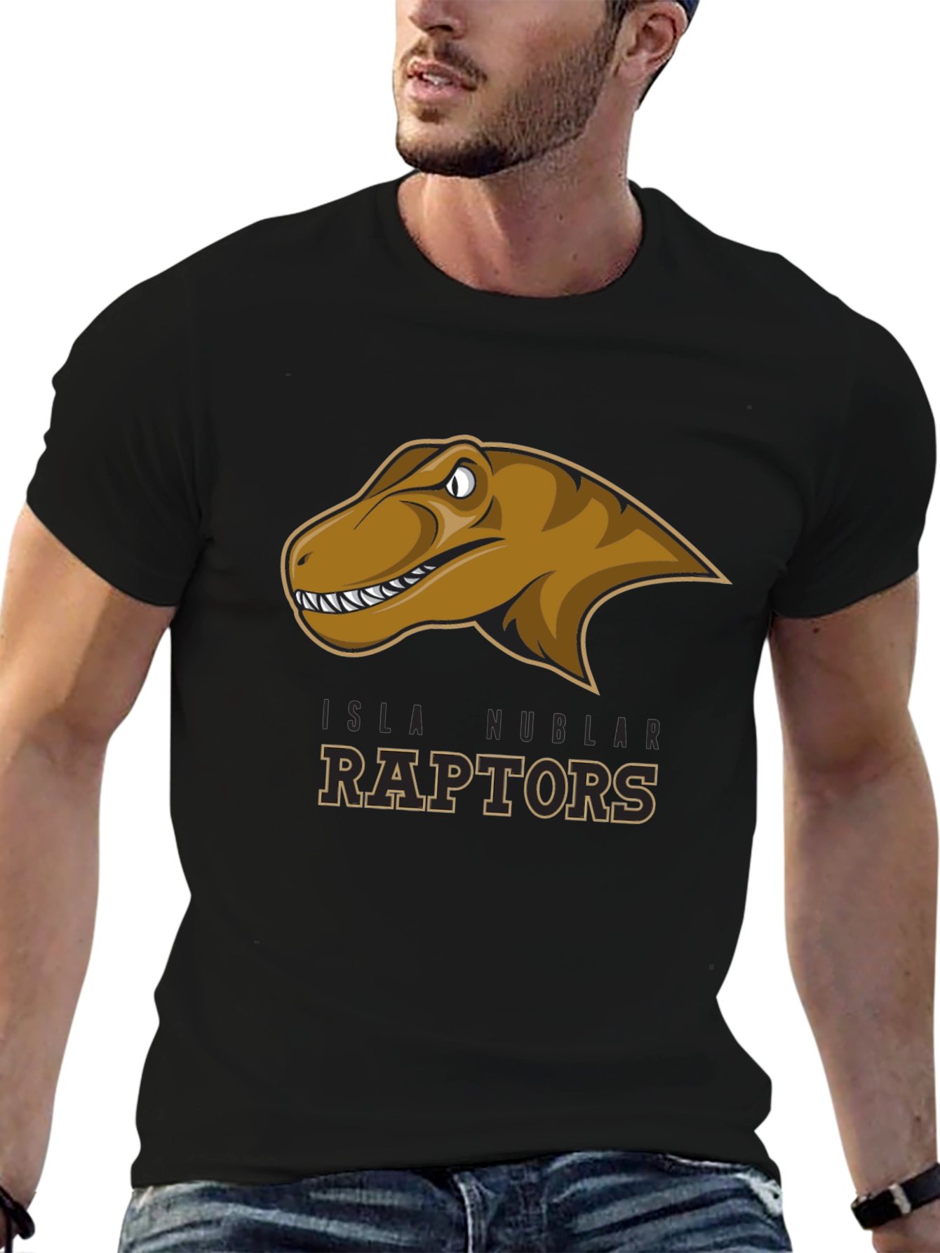 Isla Nublar Raptors Black T-Shirt