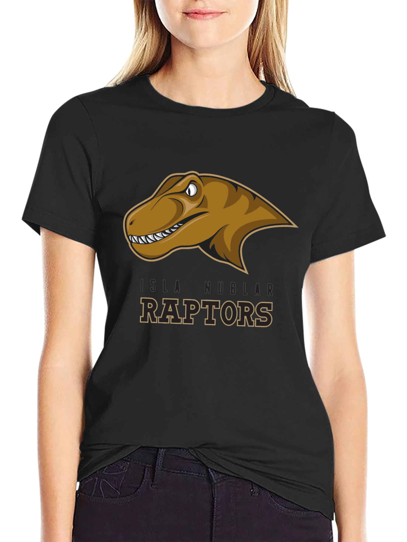 Isla Nublar Raptors Black T-Shirt