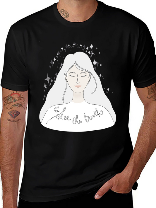 See The Truth Graphic Tee - Black