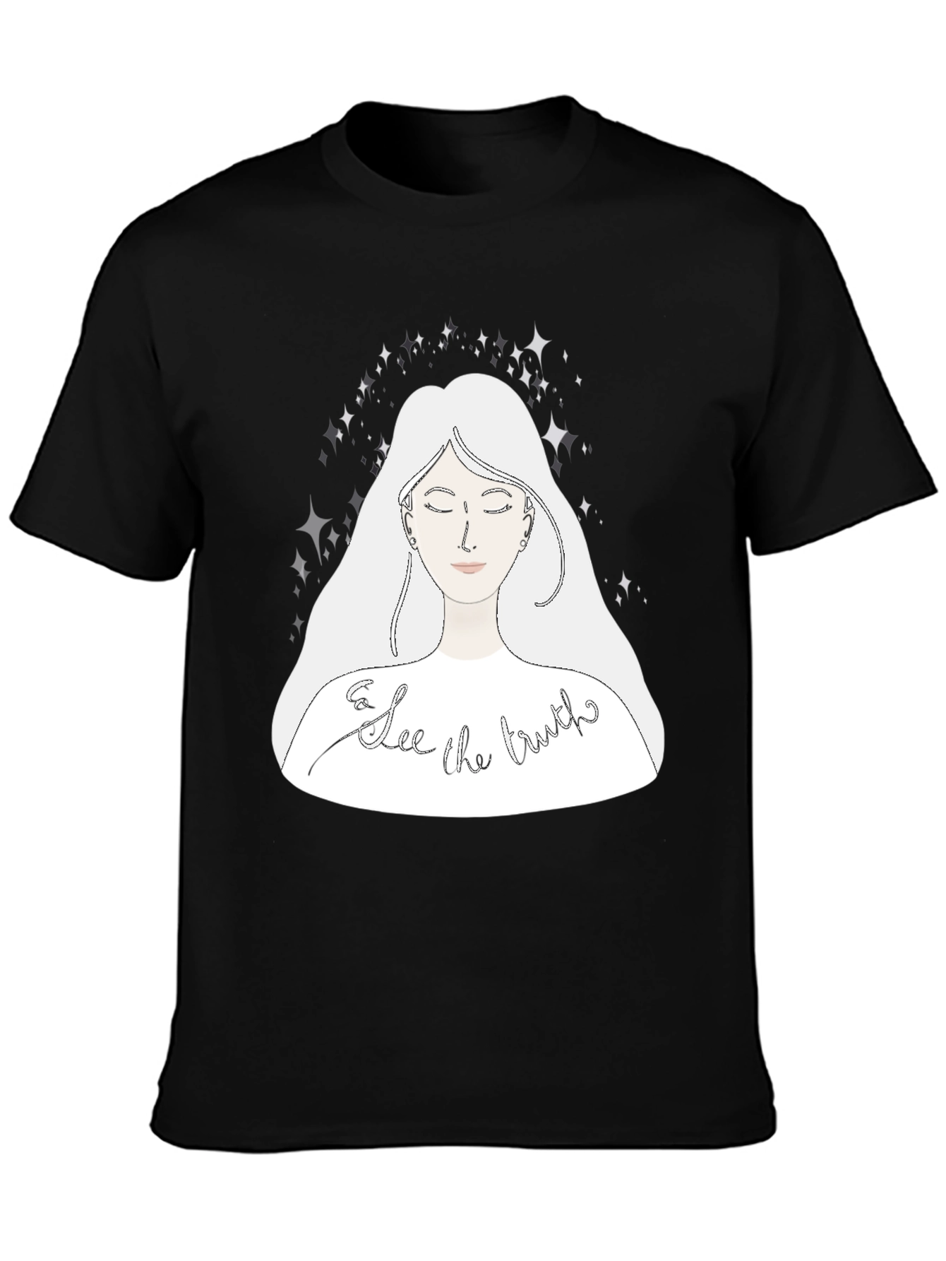 See The Truth Graphic Tee - Black