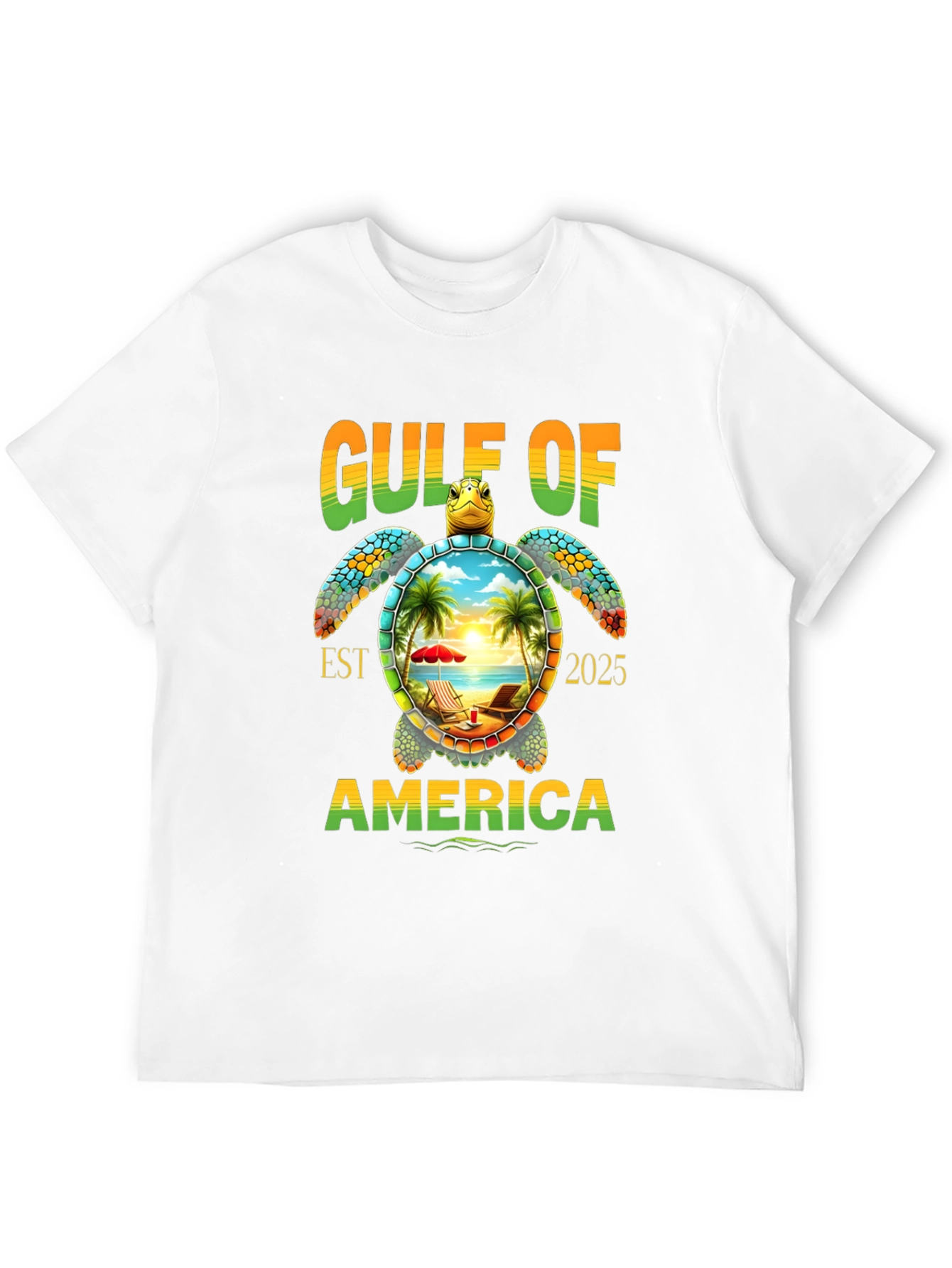 Gulf of America Turtle Graphic Tee