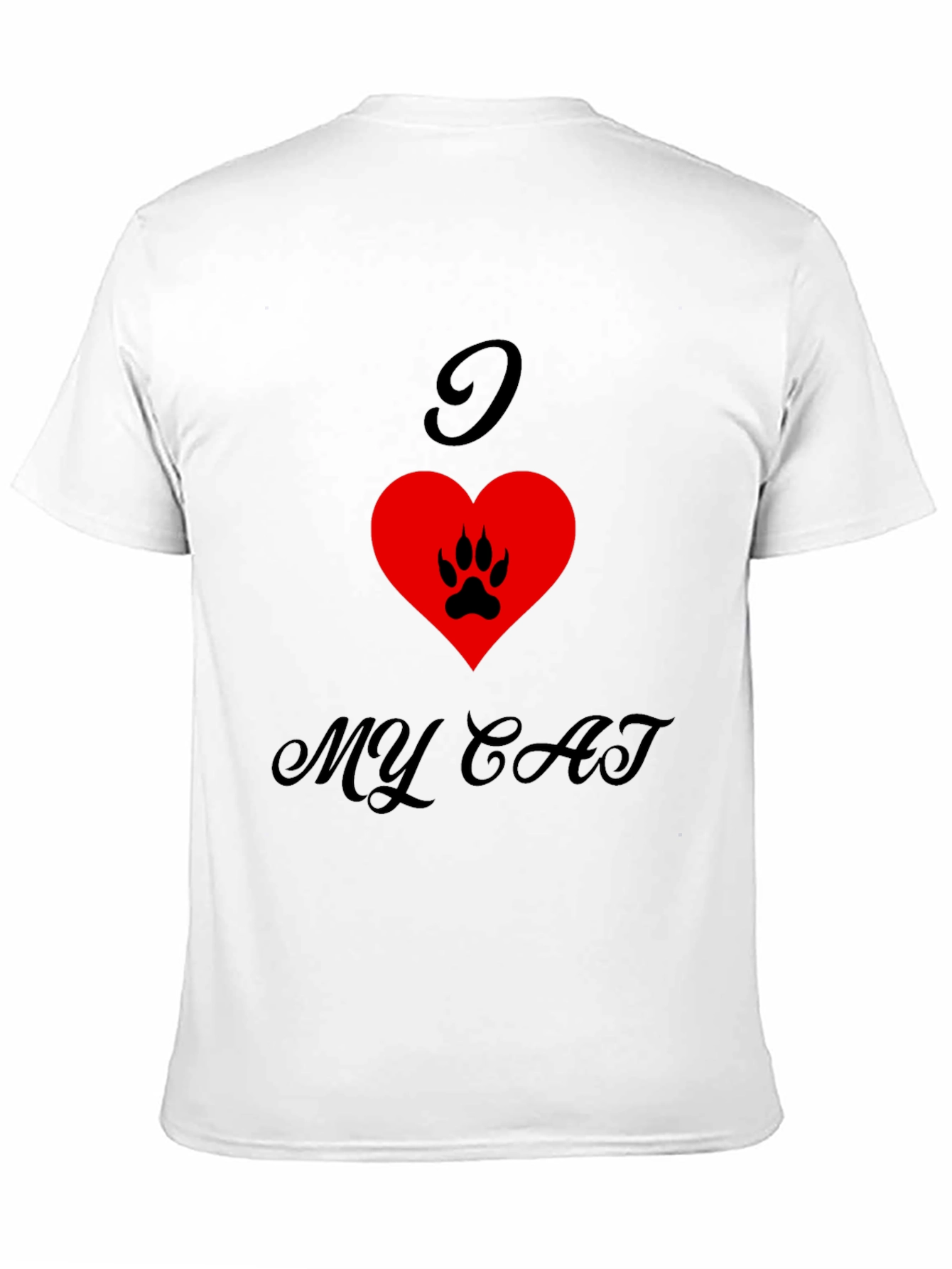 I Love My Cat T-Shirt - Unisex Graphic Tee