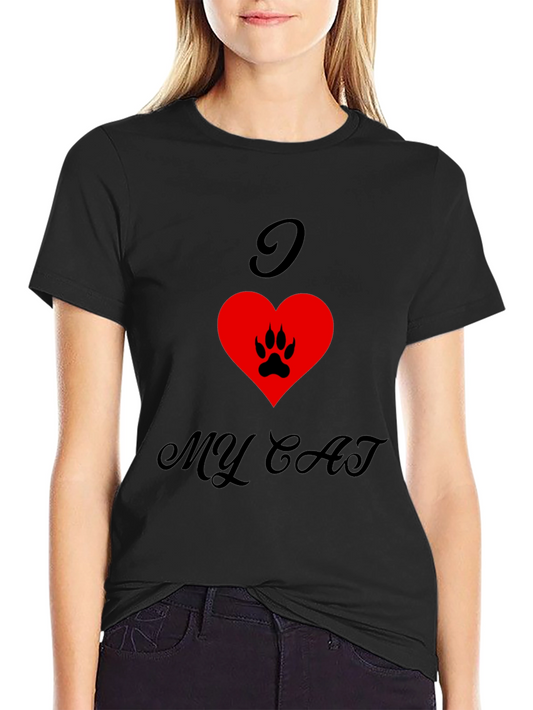 I Love My Cat T-Shirt - Unisex Graphic Tee