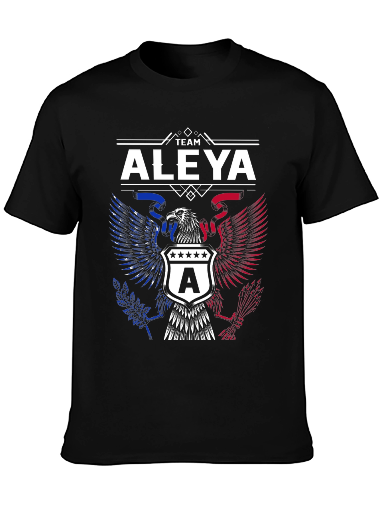 Team Aleya T-Shirt - Patriotic Eagle Design