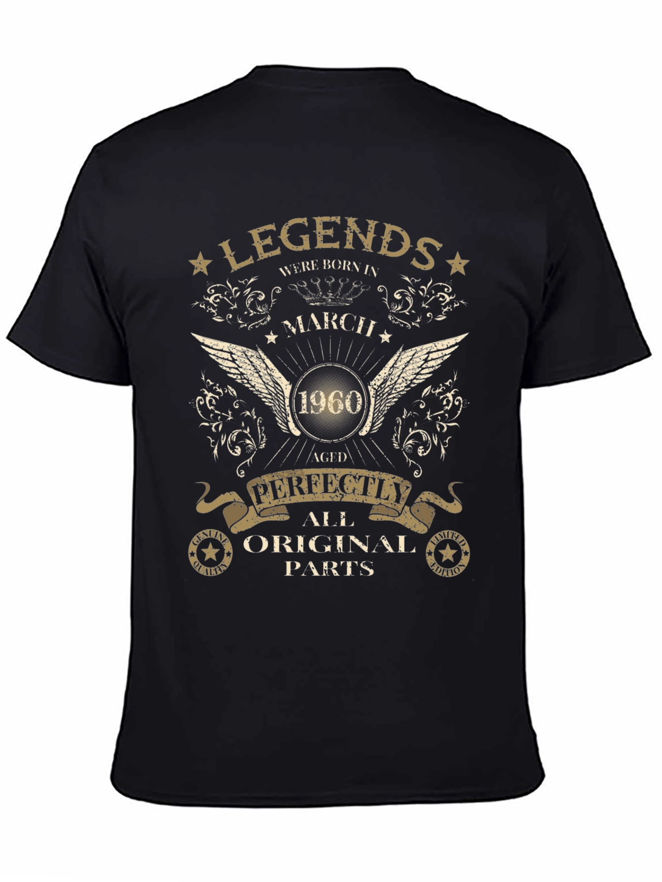 Legends Born in March 1960 Aged Perfectly T-Shirt