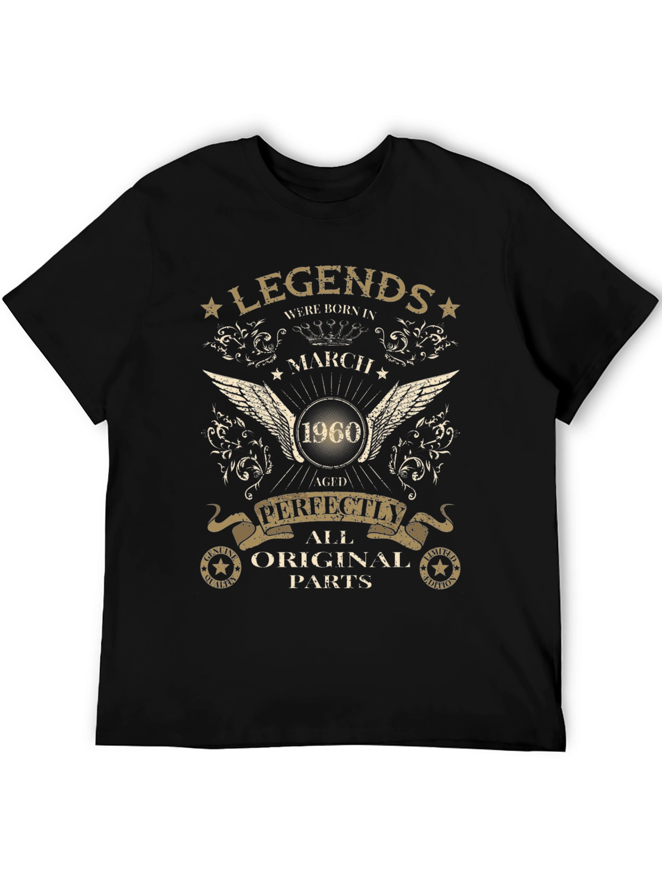 Legends Born in March 1960 Aged Perfectly T-Shirt