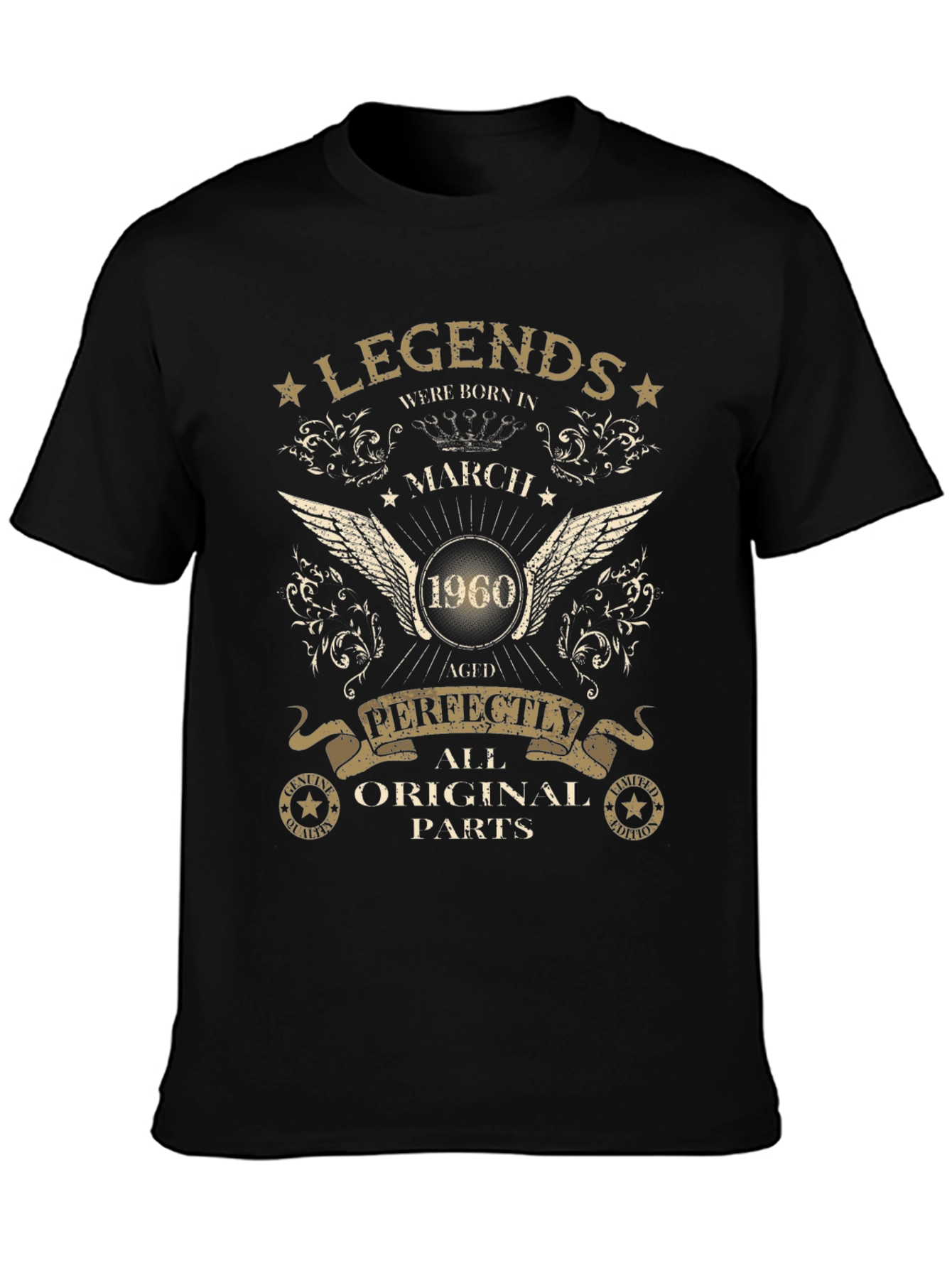 Legends Born in March 1960 Aged Perfectly T-Shirt