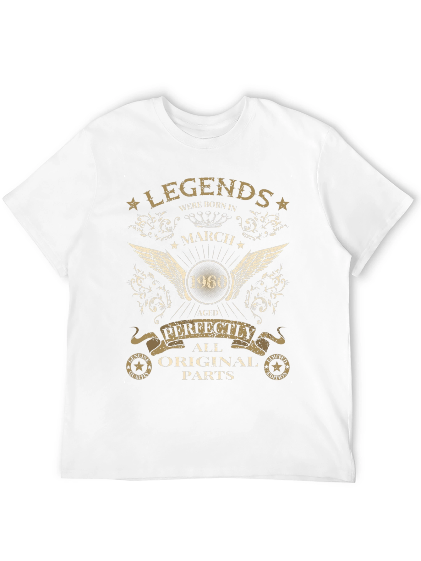 Legends Born in March 1960 Aged Perfectly T-Shirt