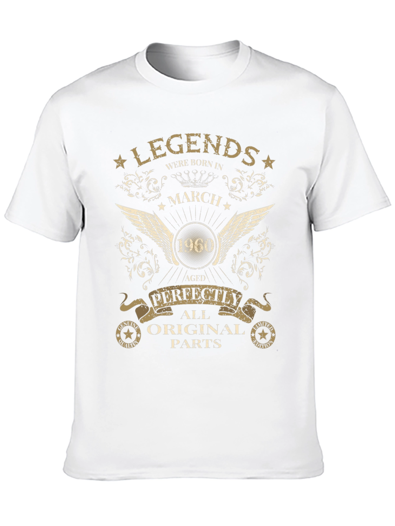 Legends Born in March 1960 Aged Perfectly T-Shirt