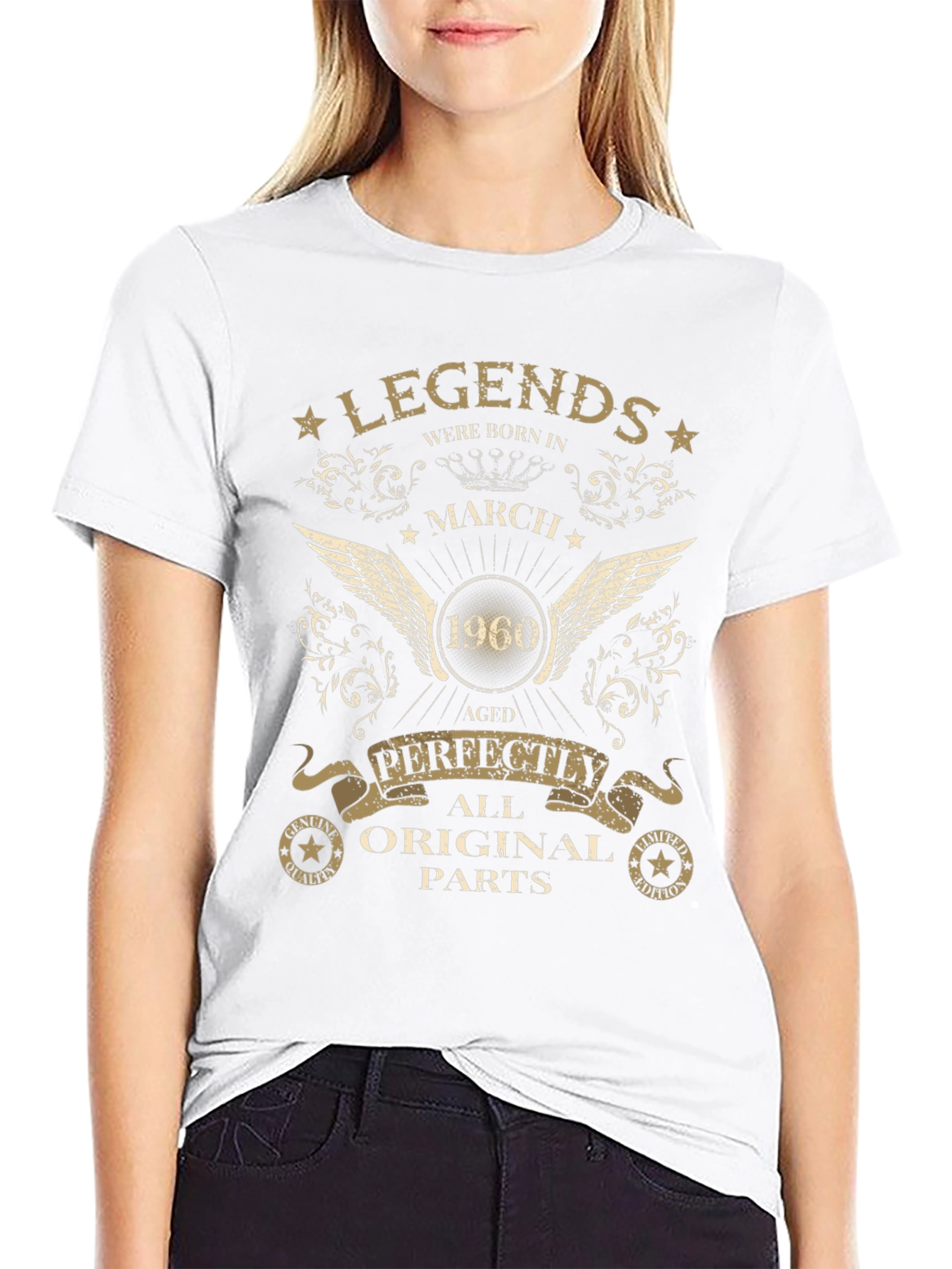 Legends Born in March 1960 Aged Perfectly T-Shirt
