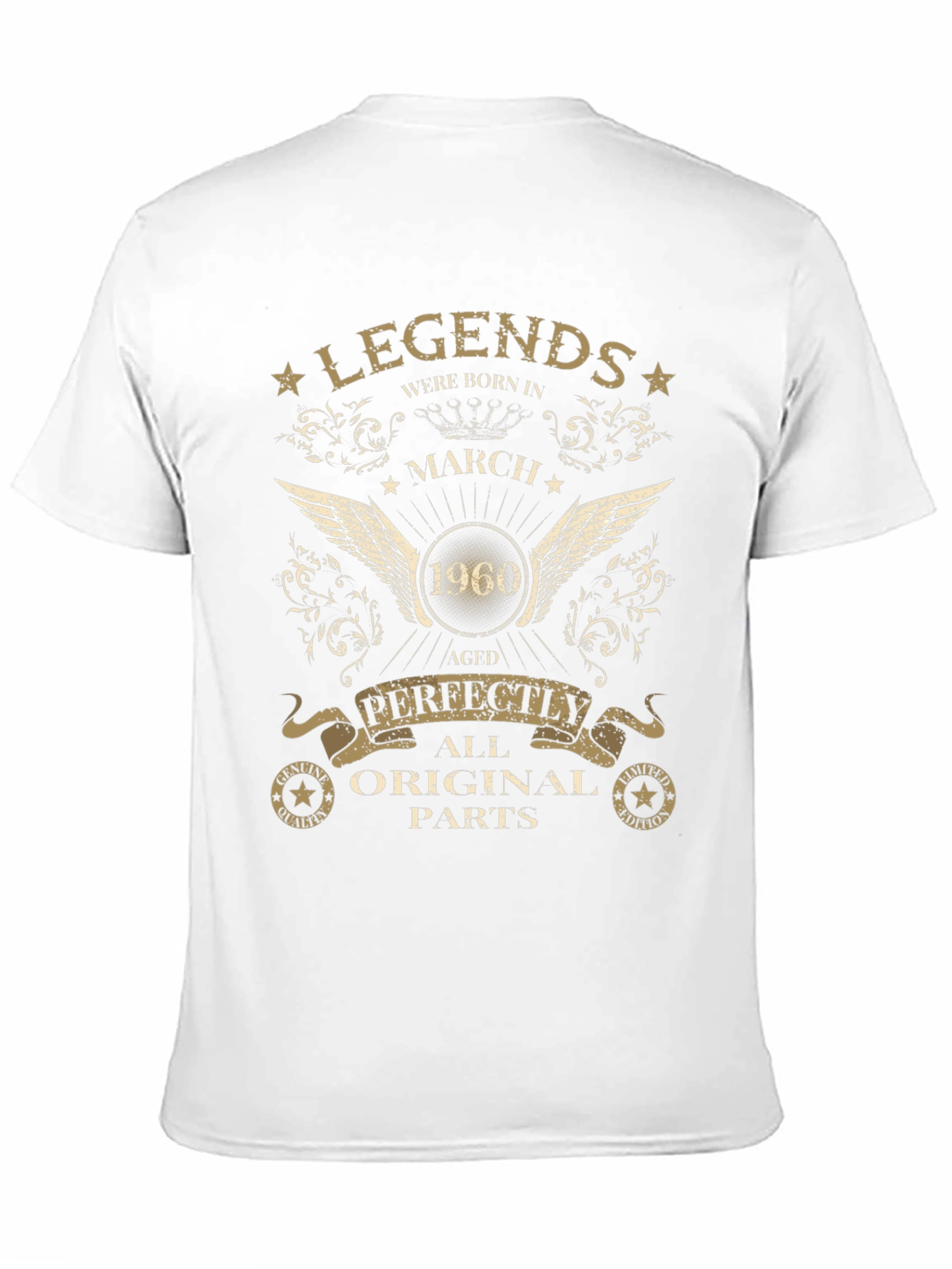 Legends Born in March 1960 Aged Perfectly T-Shirt